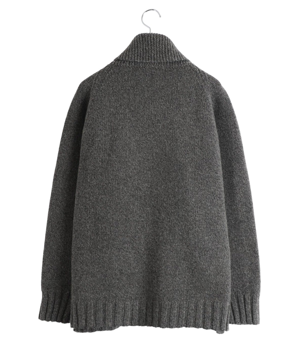 cowichan sweater - Cotton/Paper/Wool HAND KNITTING 柿渋染め