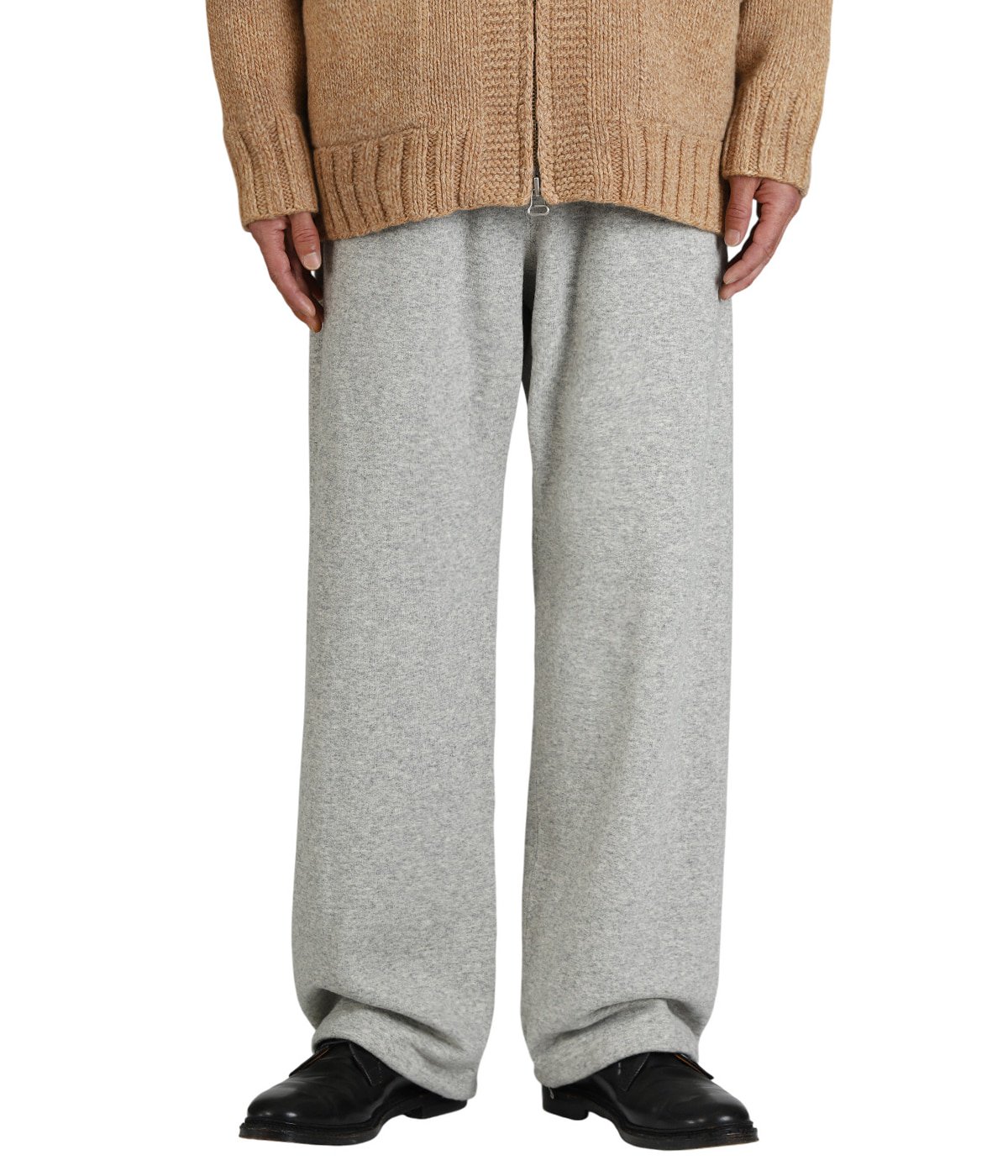 truck pants - Wool French terry - | Slopeslow(スロープスロウ 