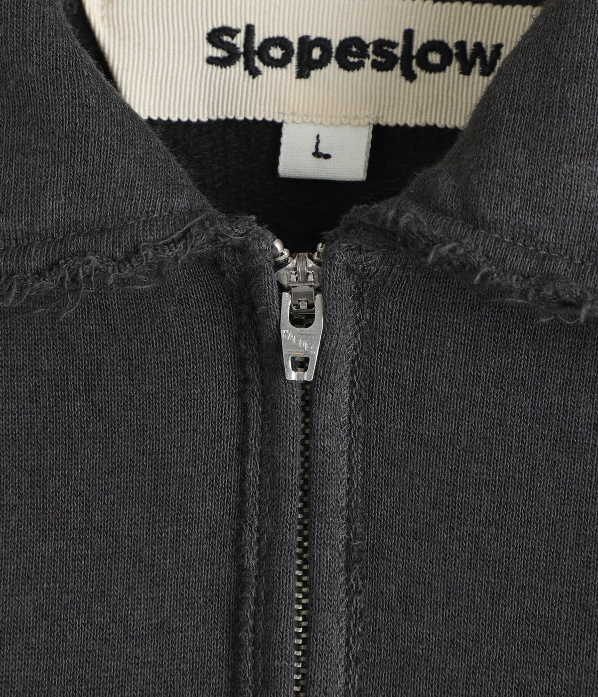 half zip top - Cotton/Linen Light French terry - | Slopeslow 