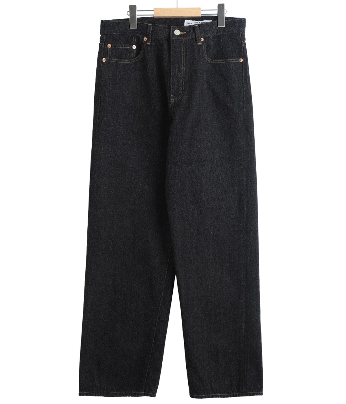 13-13B デニム ワイドストレート -BLACK- | YAECA(ヤエカ) / パンツ