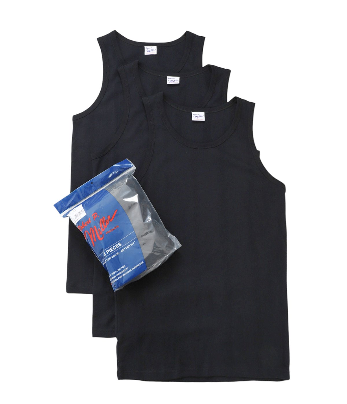 パネルリブ タンクトップ 3P | miller(ミラー) / トップス