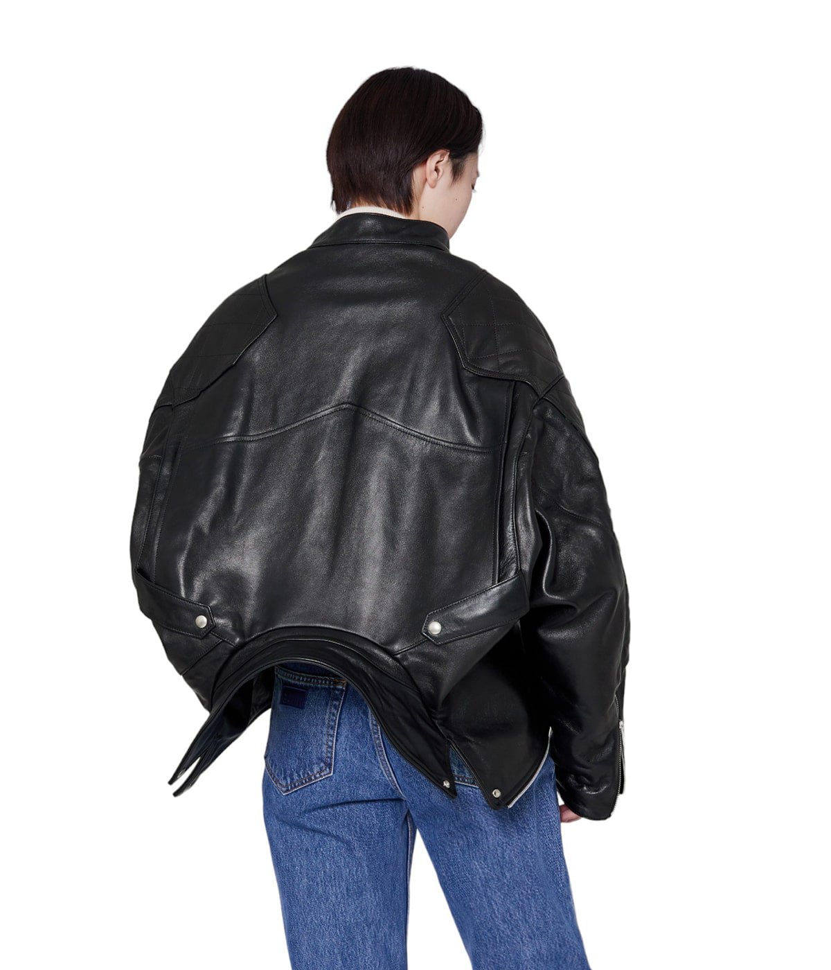 レディース】double-end vintage leather ridersjacket | beautiful 
