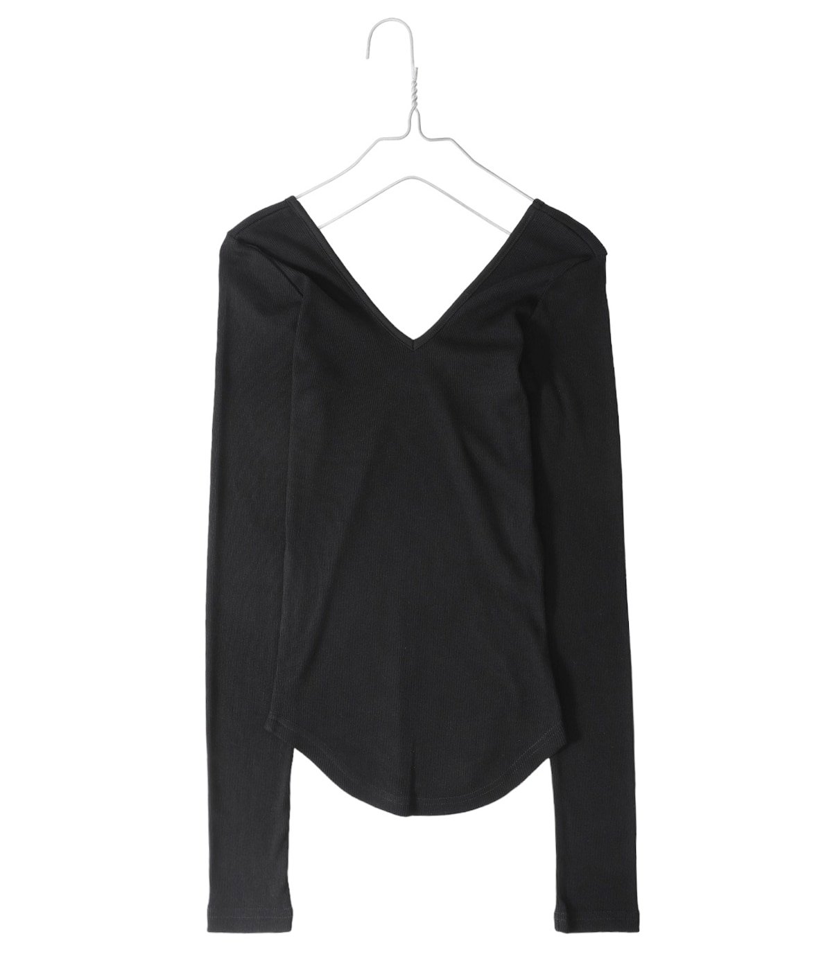 CLANE MIX YARN WIDE RIB TURTLE KNIT TOPS トップス
