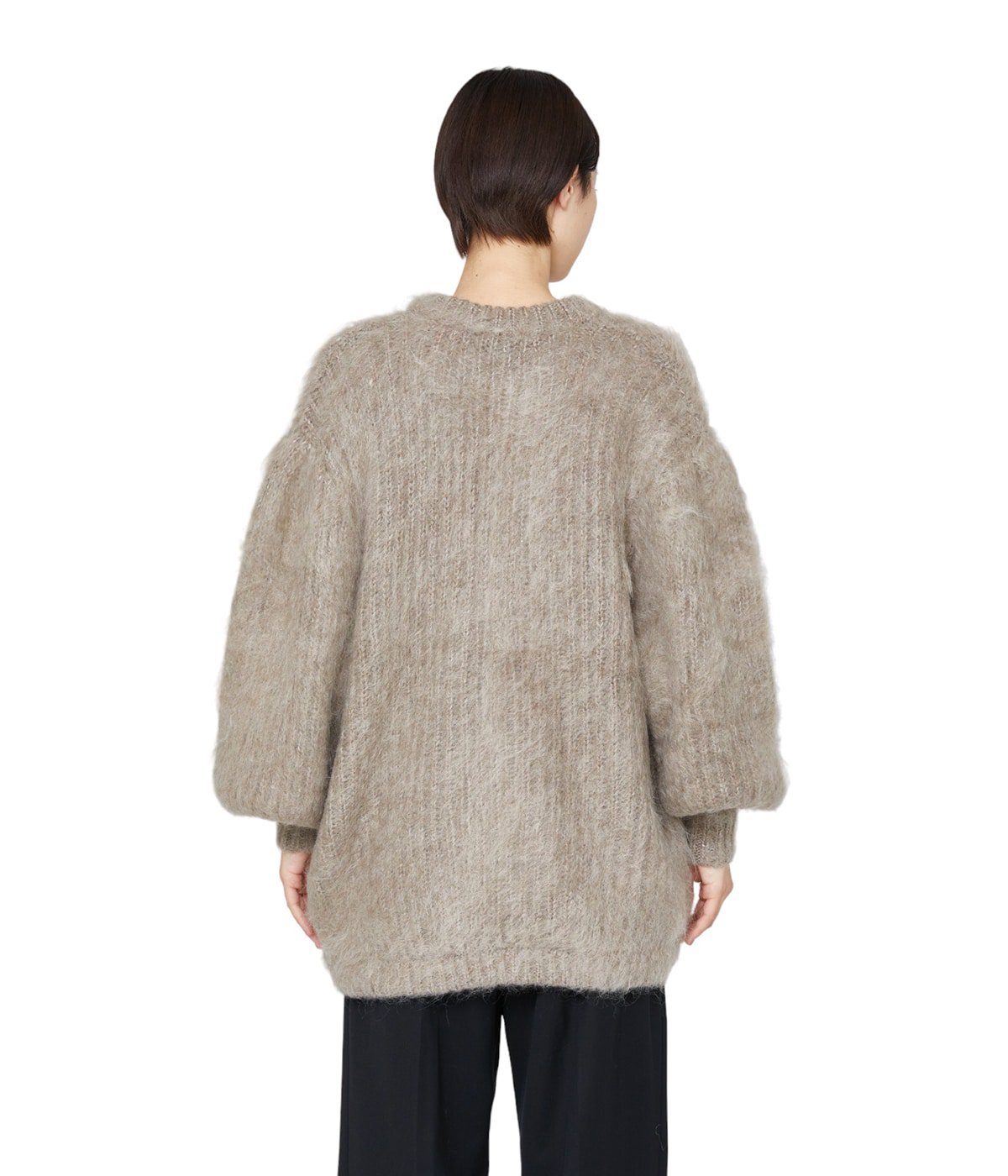 レディース】COLOR MOHAIR SHAGGY CARDIGAN | CLANE(クラネ 