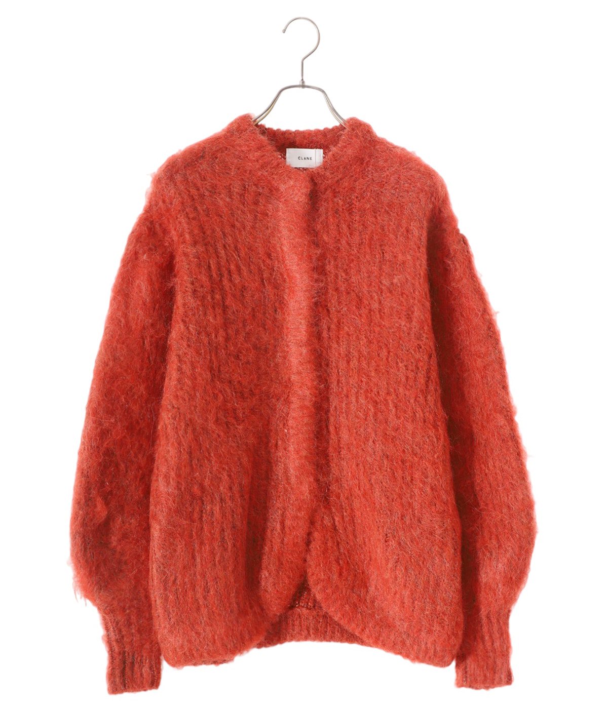 レディース】COLOR MOHAIR SHAGGY CARDIGAN | CLANE(クラネ 