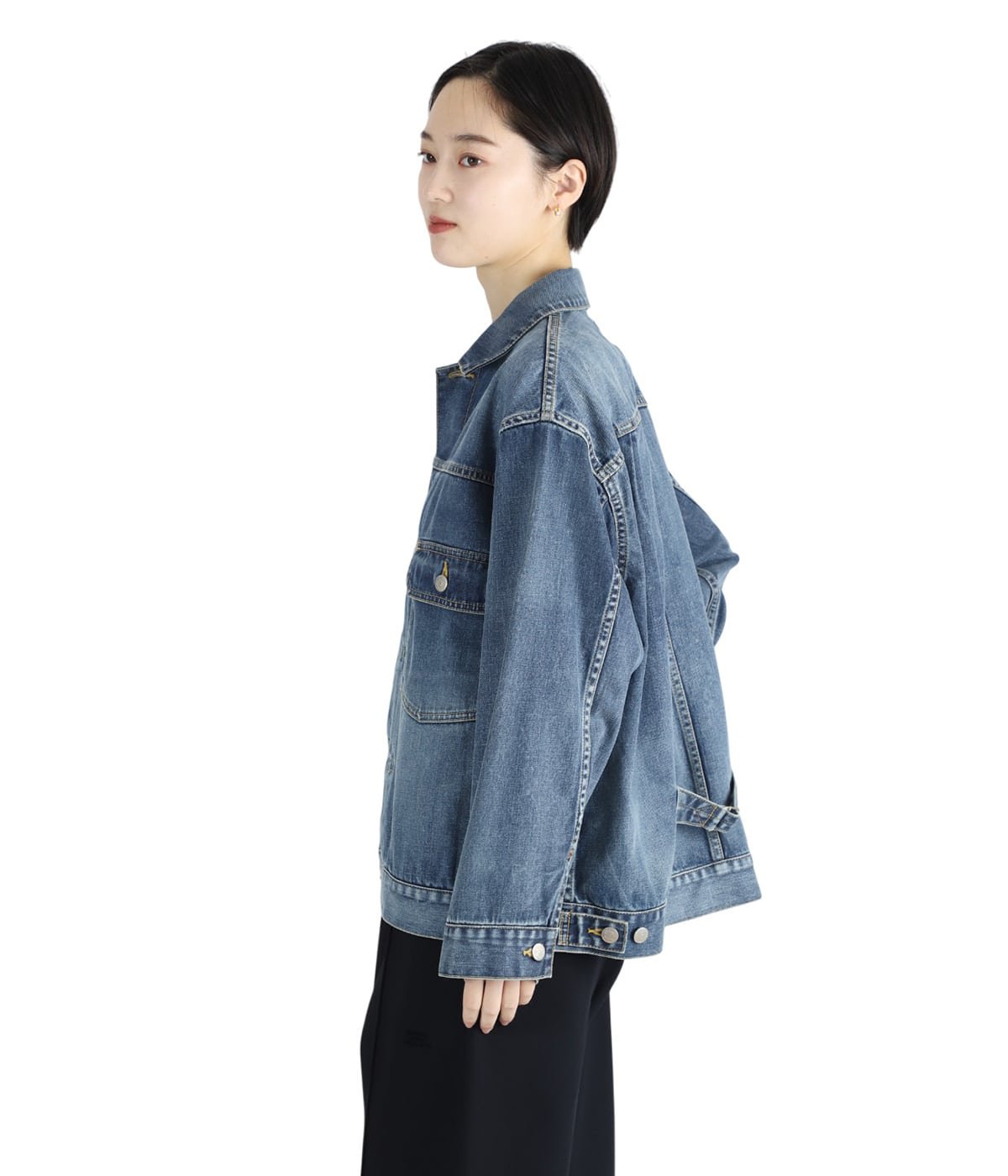 レディース】selvedgedenim square big blouson vintage | beautiful