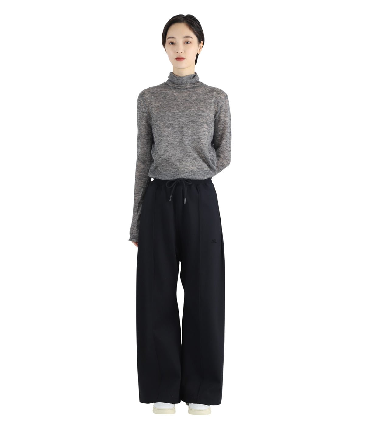 レディース】compact doublejersey wide straight pants | beautiful