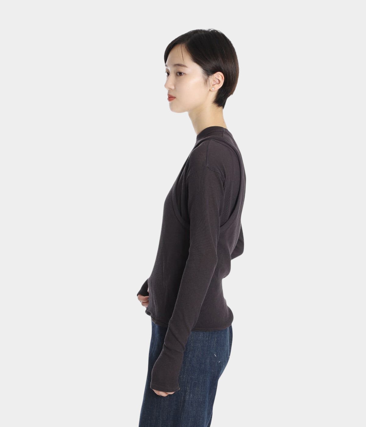 model（166cm） 着用サイズ：36