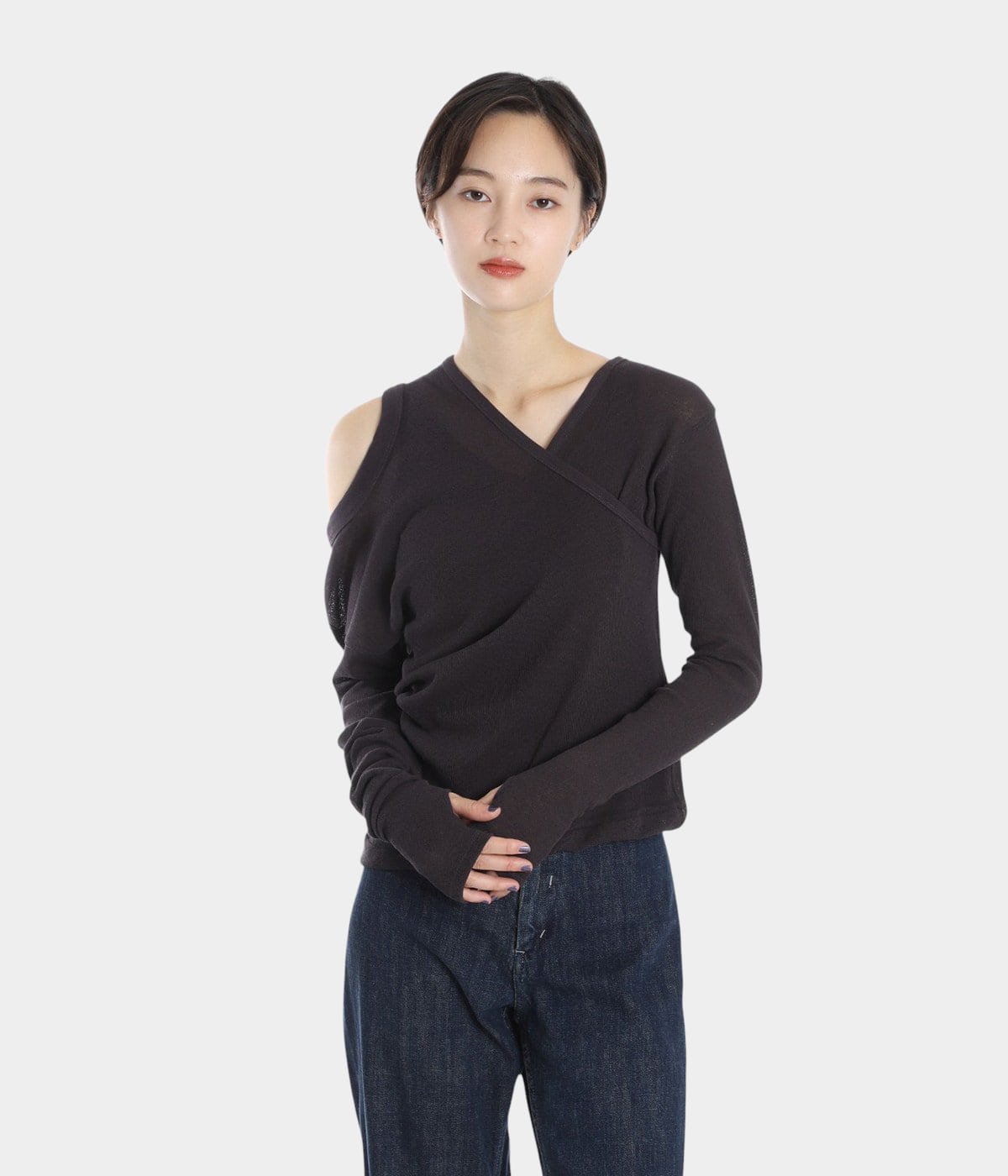 model（166cm） 着用サイズ：36