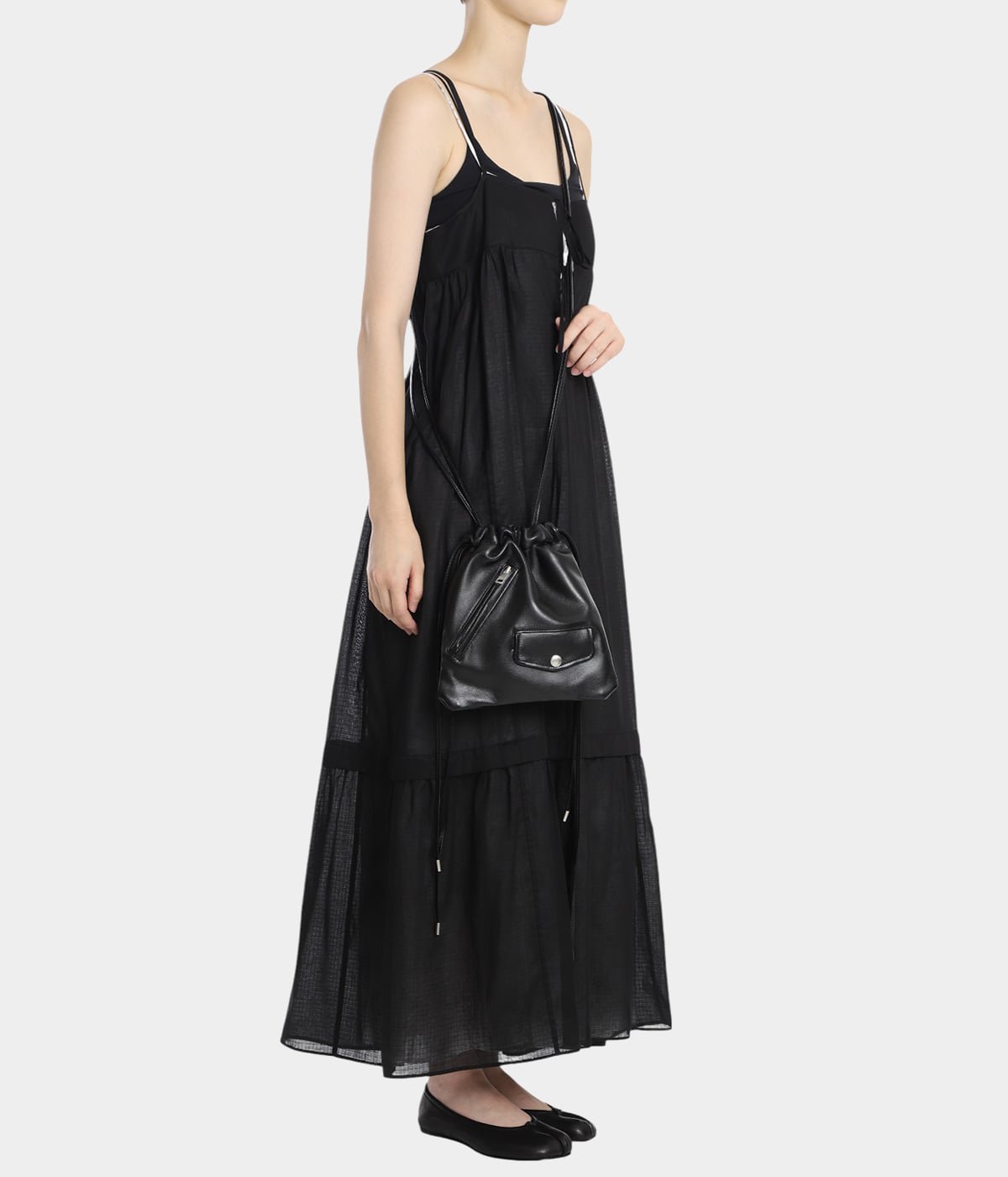 レディース】excerption riders drawstring bag | beautiful people