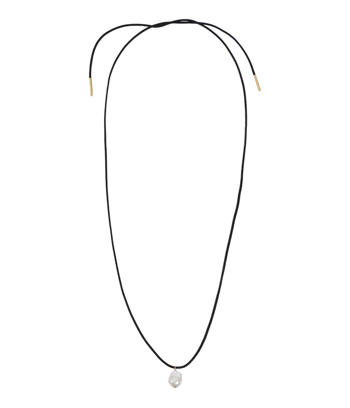 レディース】月の夢 ネックレスレザーコード SV(K18P) 90cm | MARIHA
