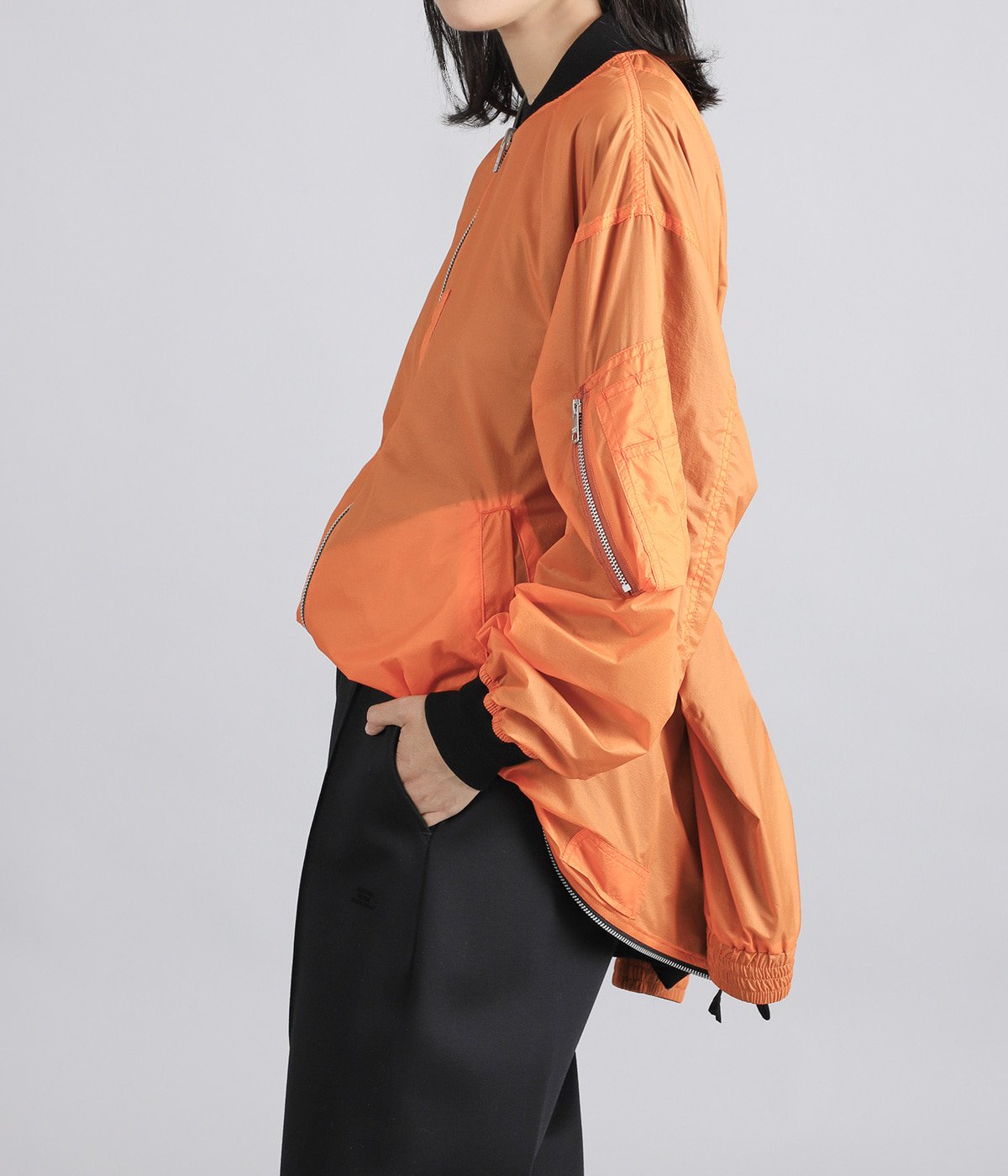 model（162cm） 着用サイズ：36