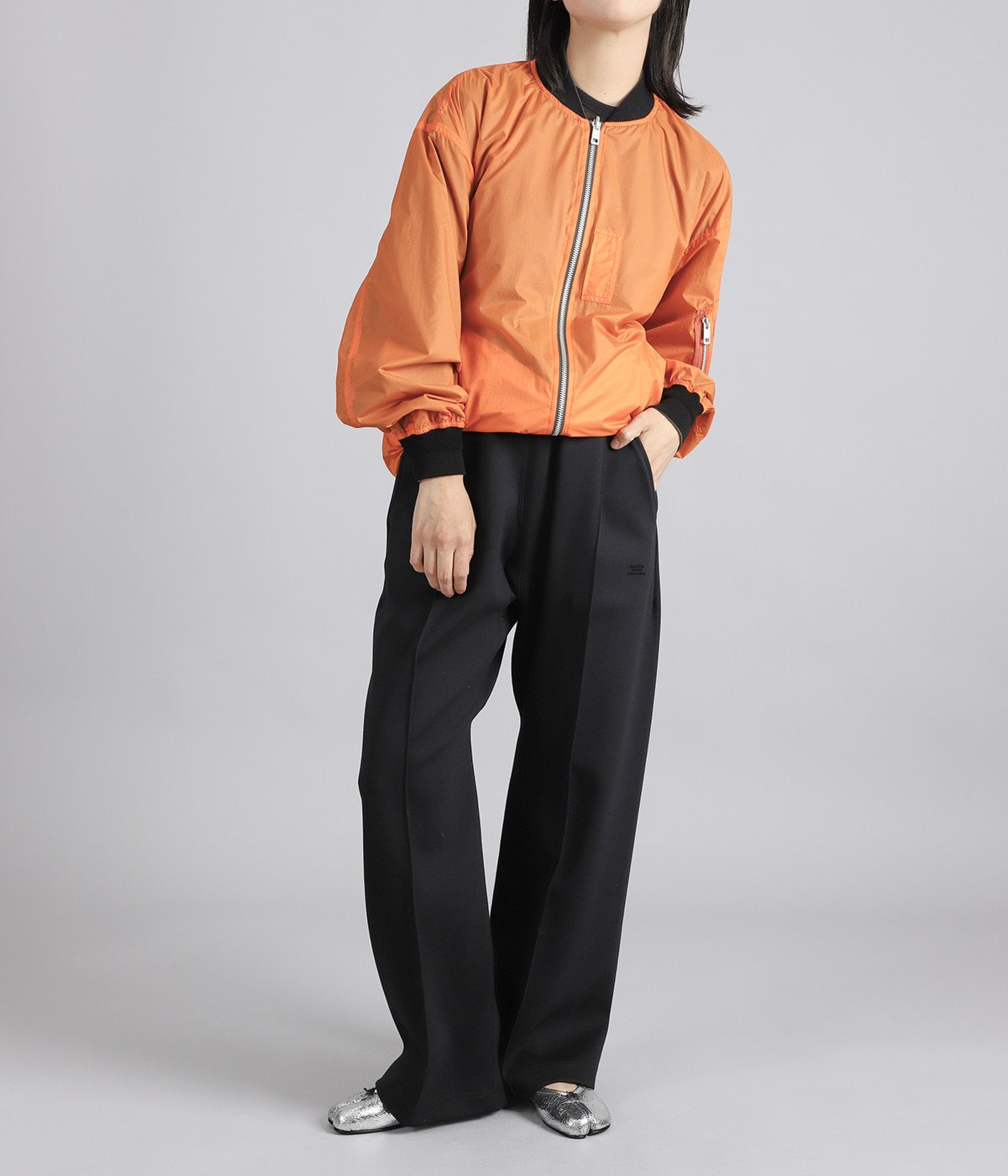 model（162cm） 着用サイズ：36