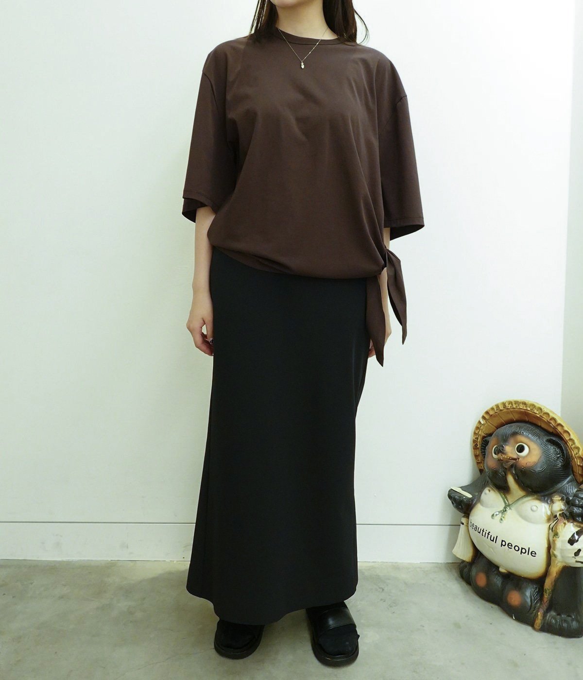 model（157cm） 着用サイズ：38