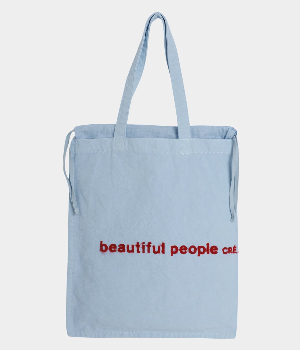 レディース】brushed logo gathering bag | beautiful people