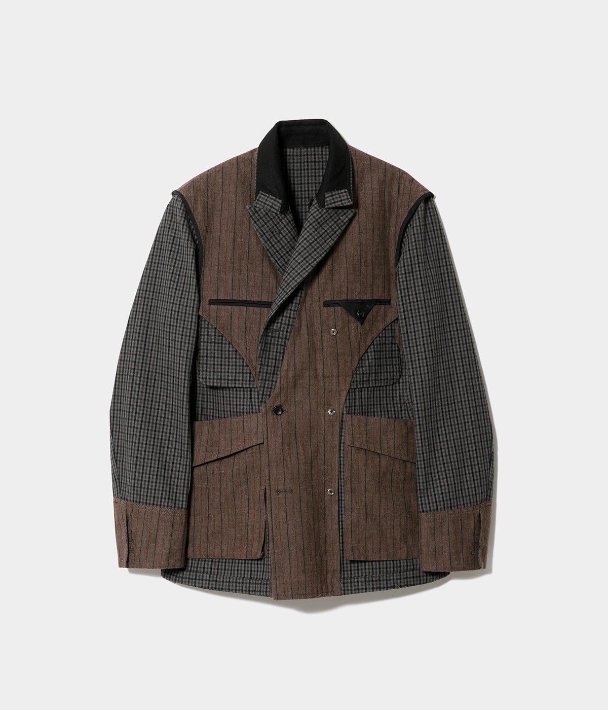 Tartan0627ページ 予約】【レディース】coinside reversible flannel suiting jacket
