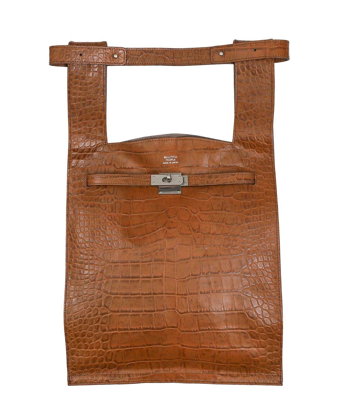 予約】【レディース】croco emboss large market bag | beautiful