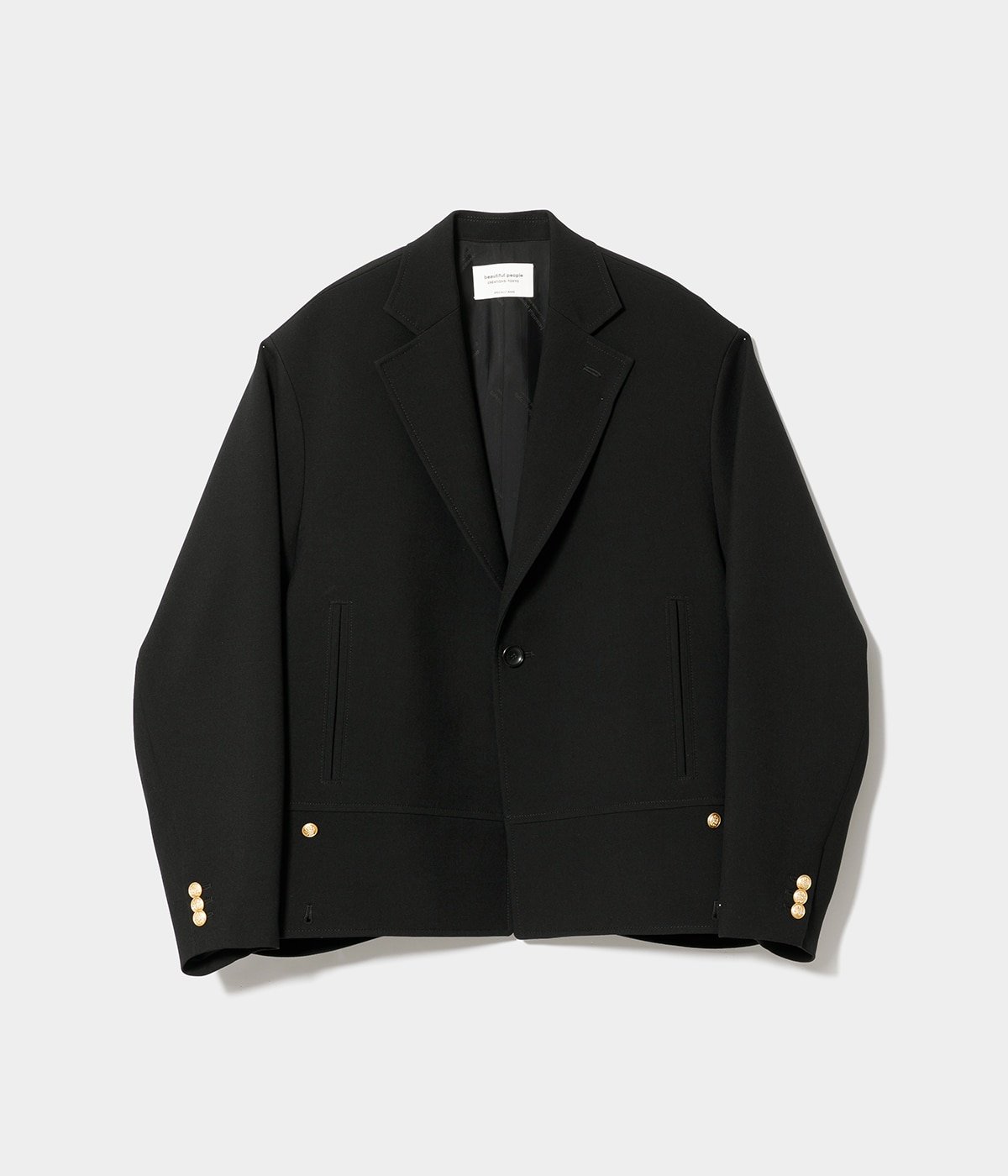 予約】【レディース】double-end wool double cloth tailored jacket