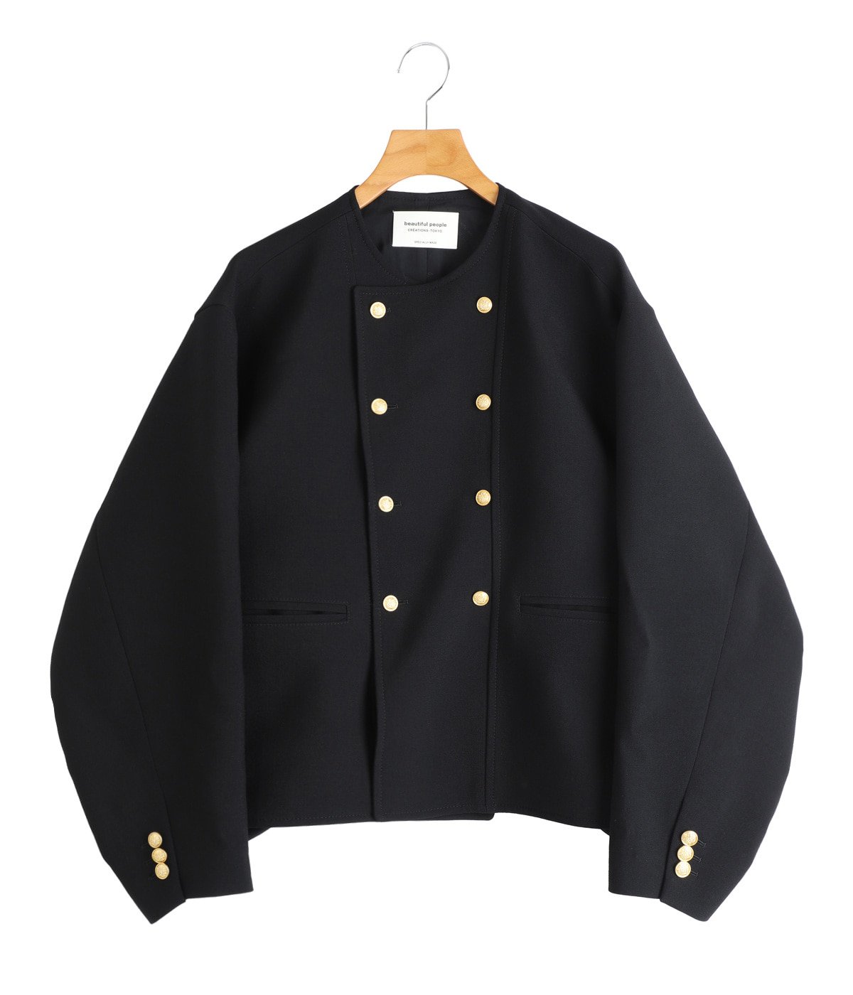 レディース】double-end wool double cloth tailored jacket
