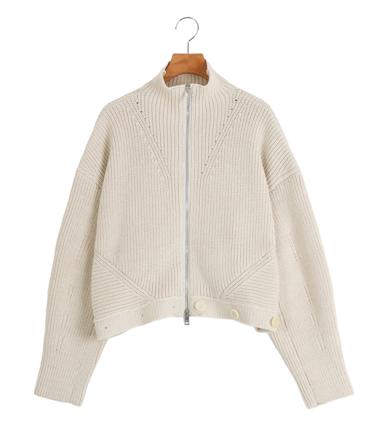 レディース】double-end fluffed cotton cardigan | beautiful people