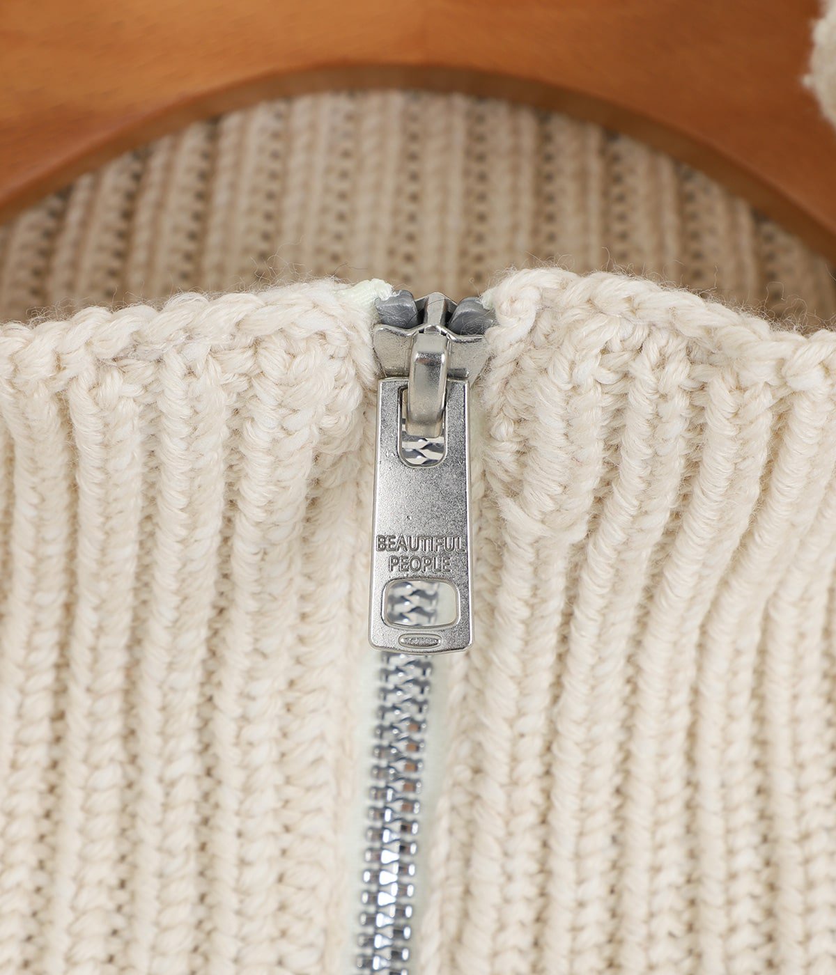レディース】double-end fluffed cotton cardigan | beautiful people