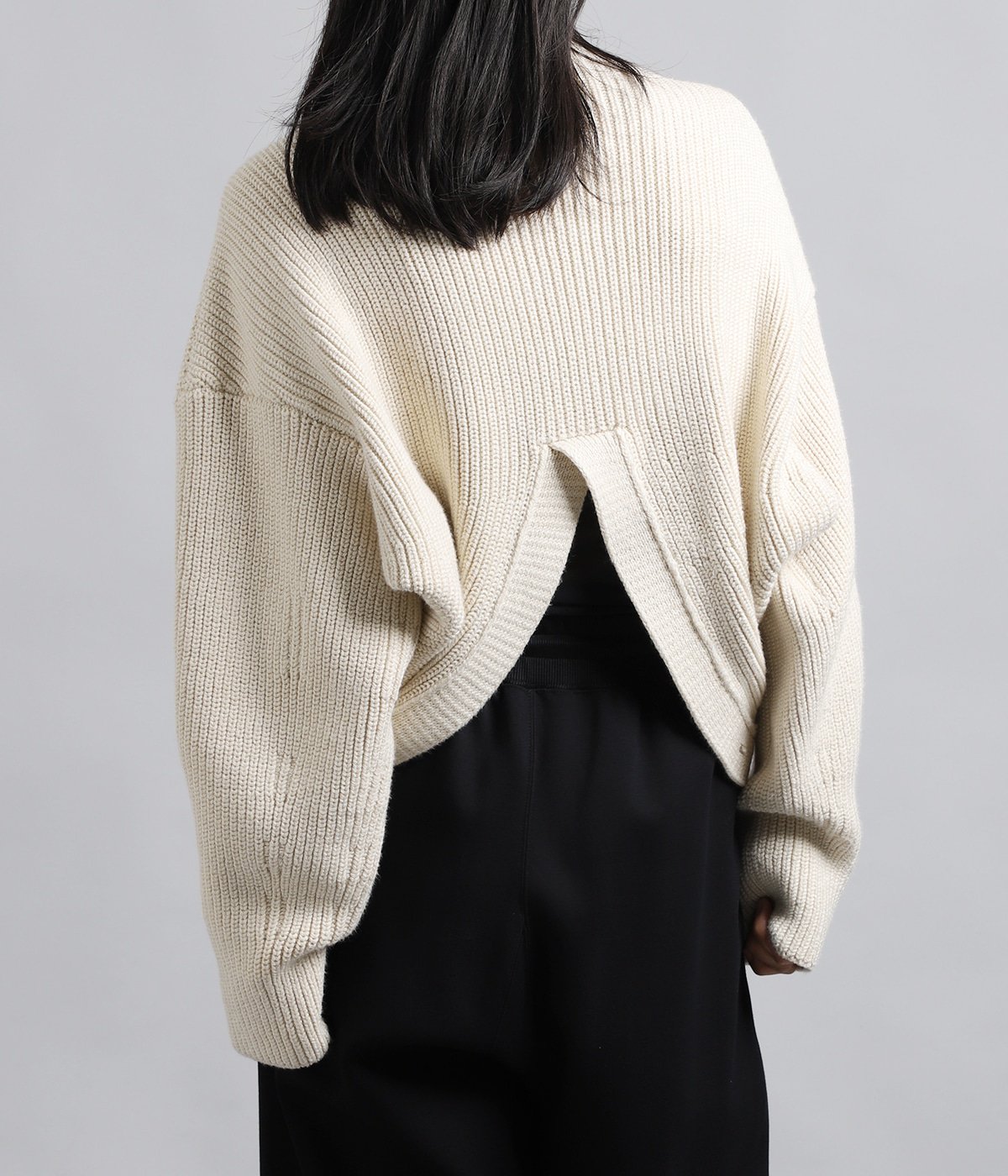 レディース】double-end fluffed cotton cardigan | beautiful people
