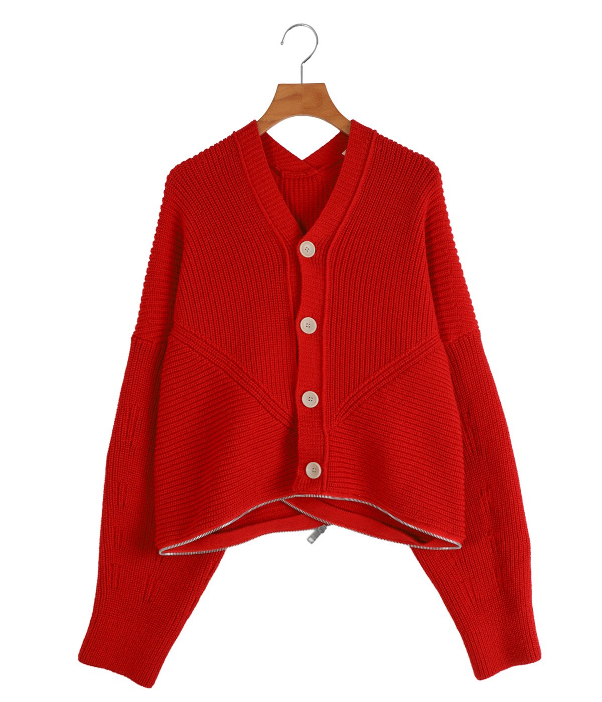 予約】【レディース】double-end fluffed cotton cardigan | beautiful