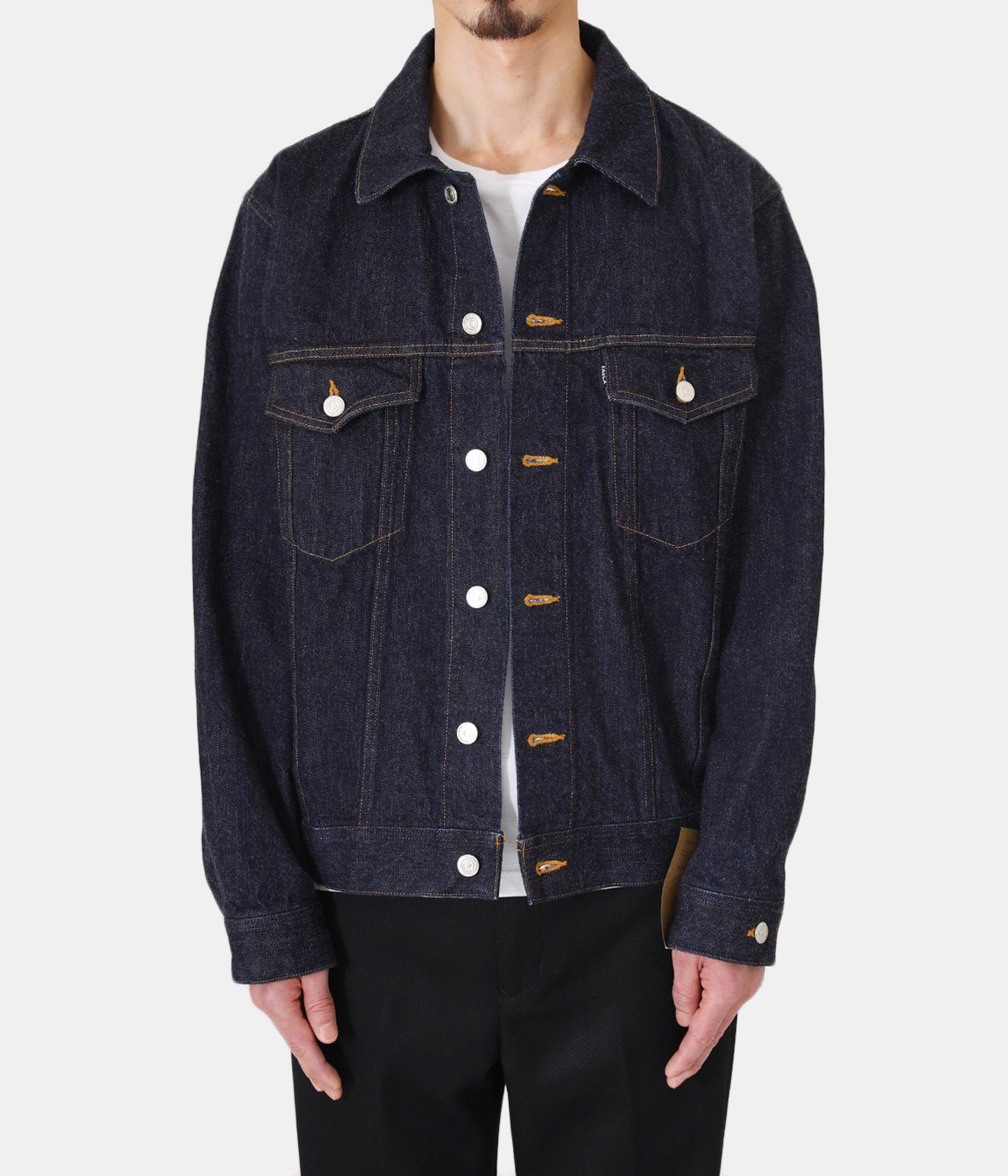 YAECA 18-13W denim jacket s | munchercruncher.com