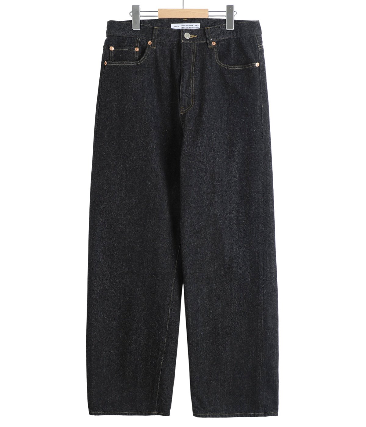19-13W デニム ワイド -BLACK- | YAECA(ヤエカ) / パンツ デニムパンツ