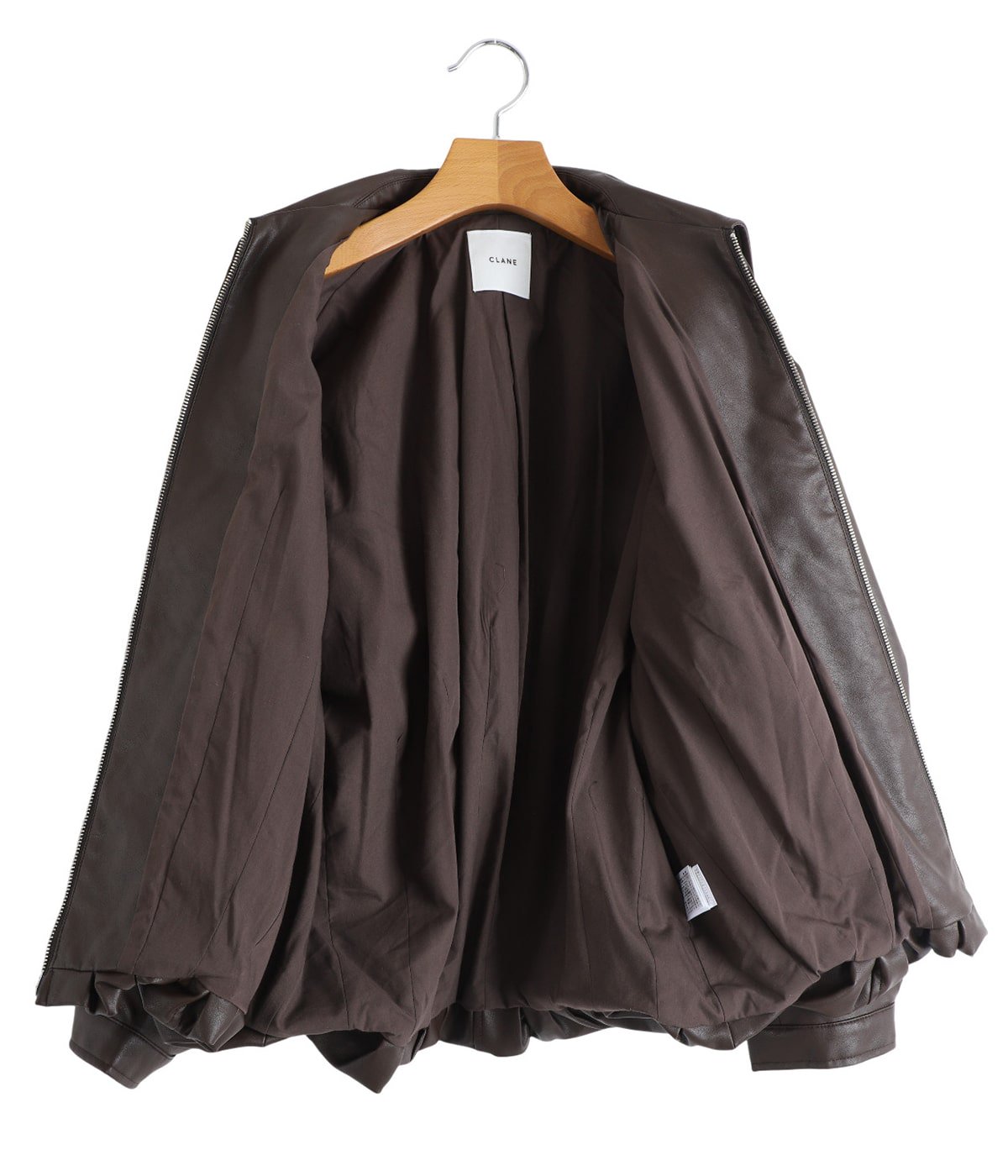レディース】FAKE LEATHER BALLOON JACKET | CLANE(クラネ) / アウター