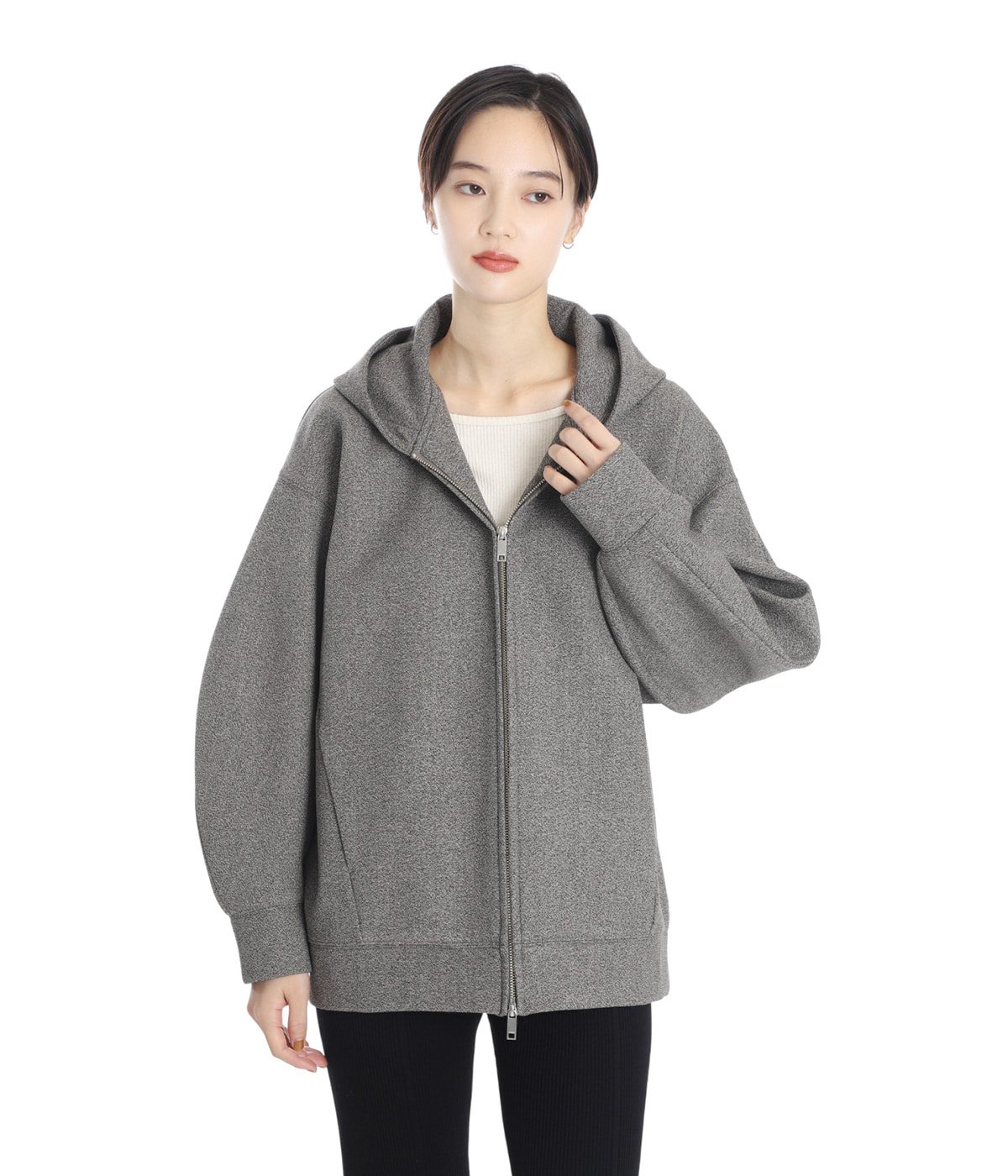 レディース】CONSTRUCTIVE BONDING HOODIE | CLANE(クラネ) / アウター レディース】CONSTRUCTIVE BONDING HOODIE | CLANE(クラネ) / アウター