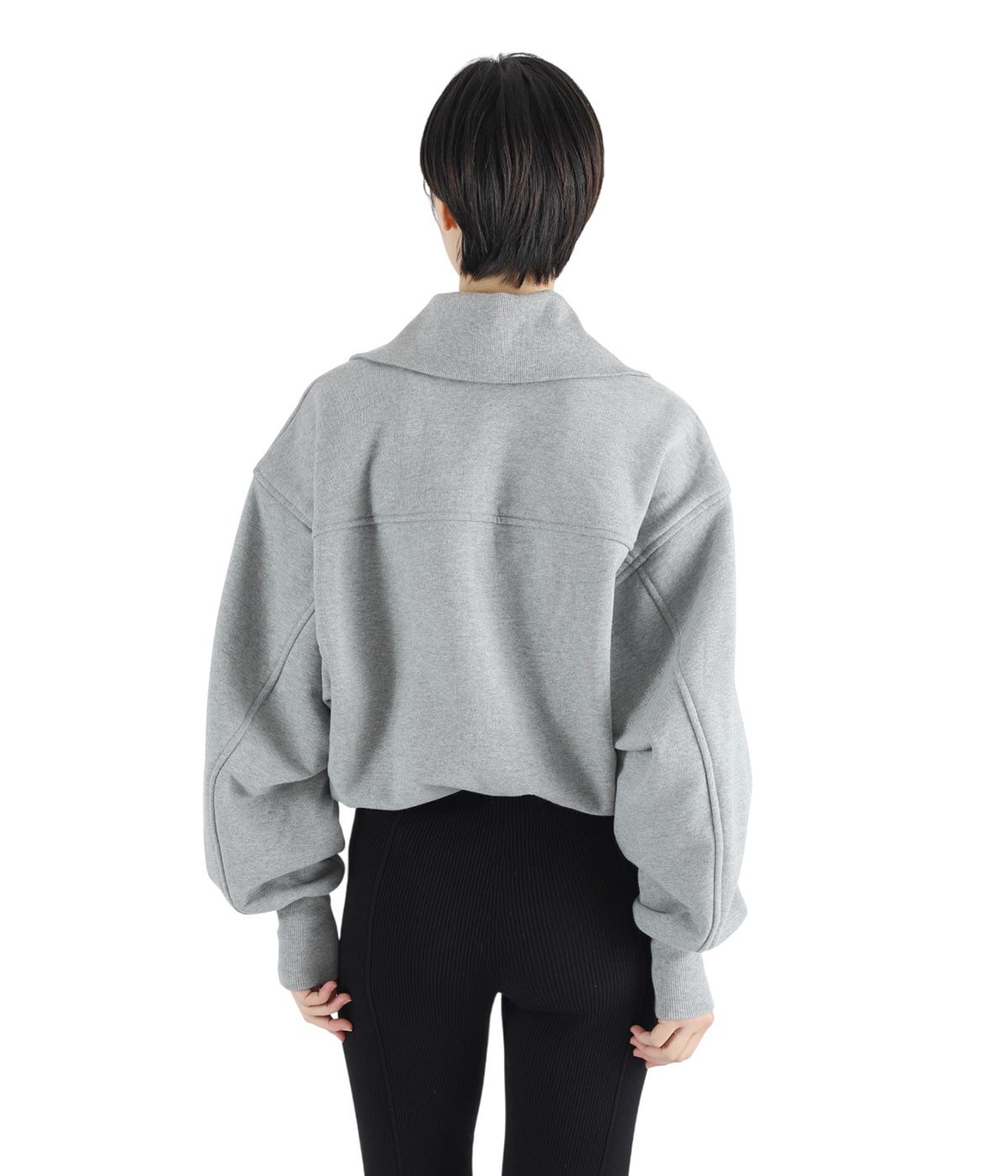 レディース】HALF ZIP SHORT TOPS | CLANE(クラネ) / トップス