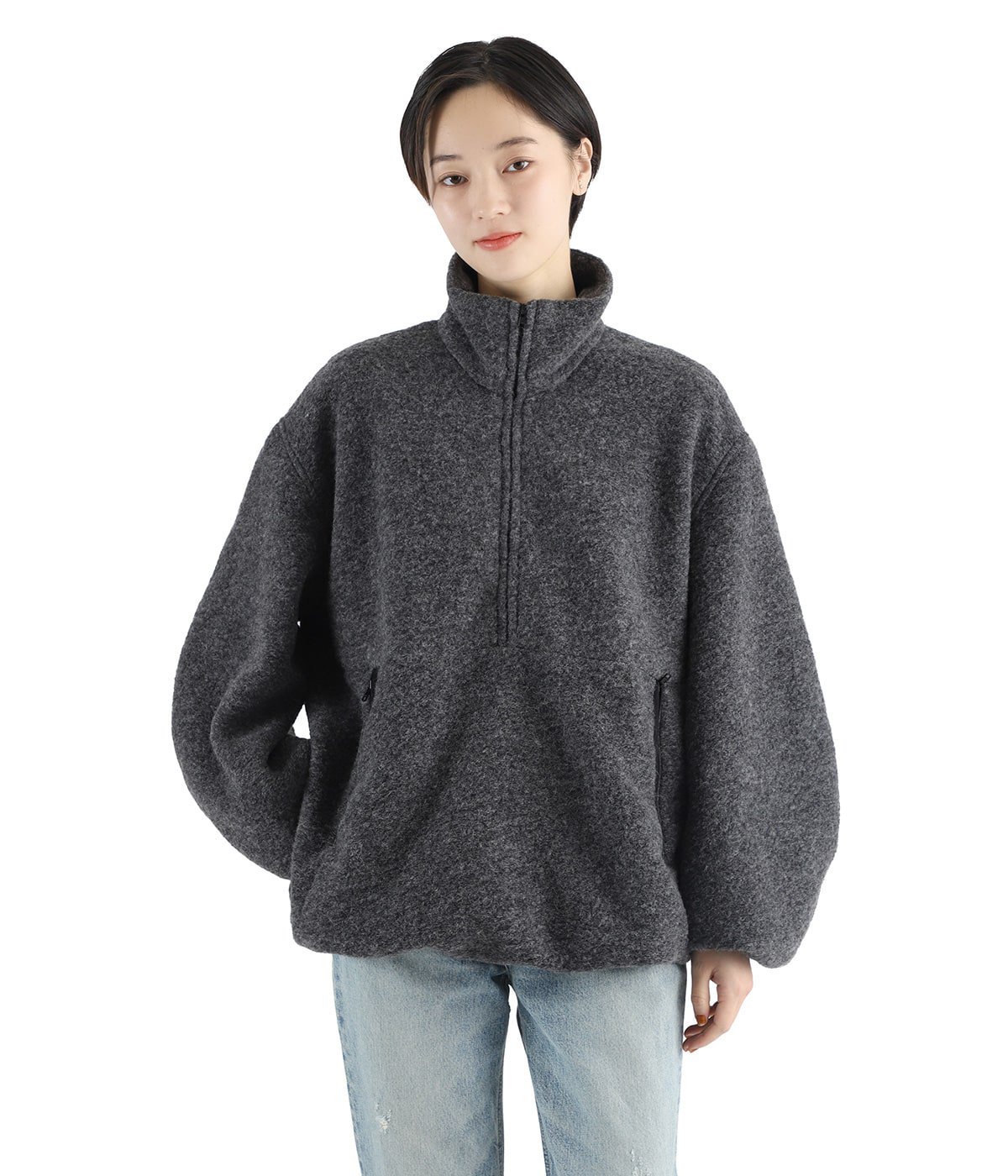 レディース】SLIVER HALF ZIP TOPS | CLANE(クラネ) / アウター