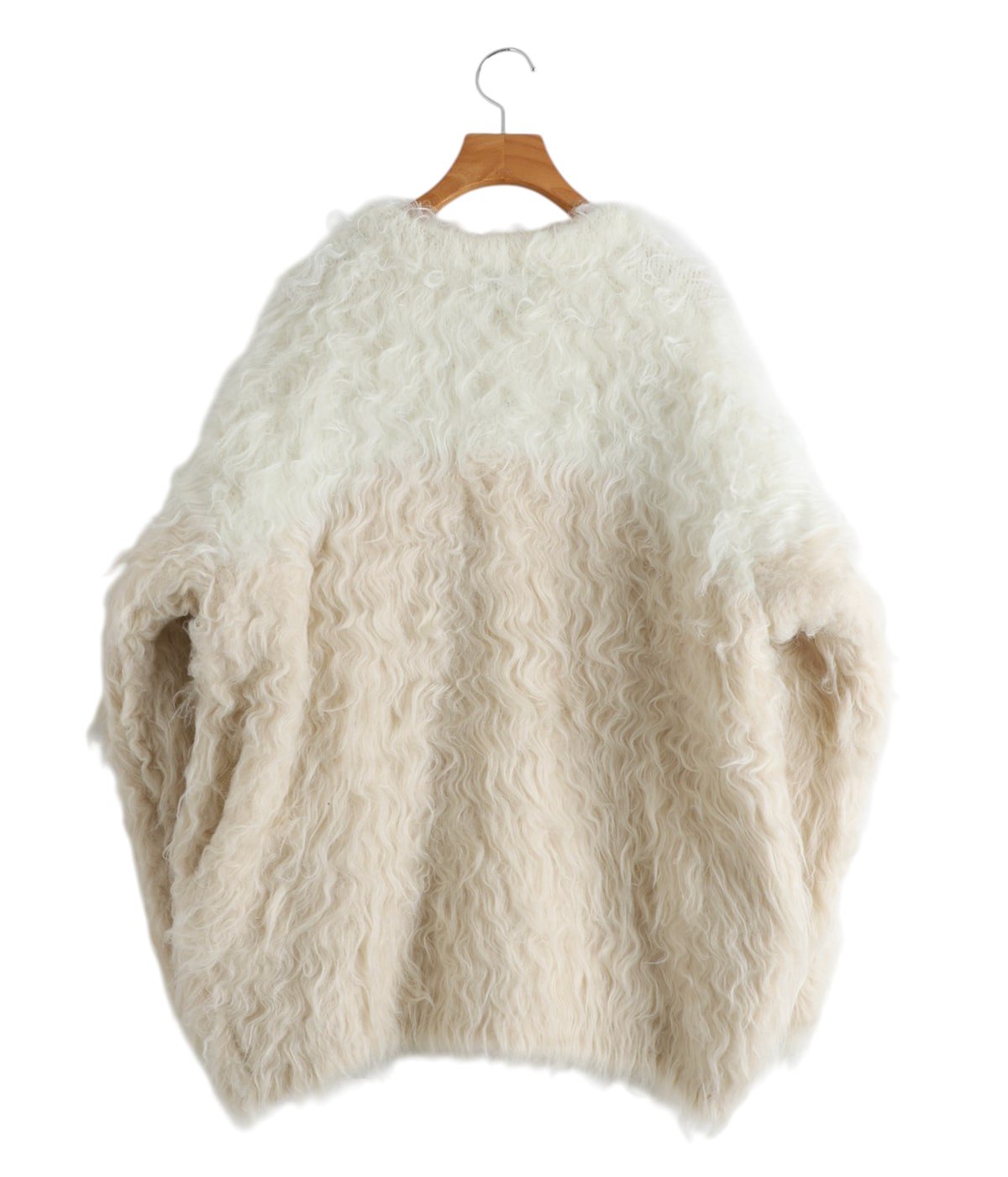 レディース】BI COLOR SHAGGY KNIT CARDIGAN | CLANE(クラネ