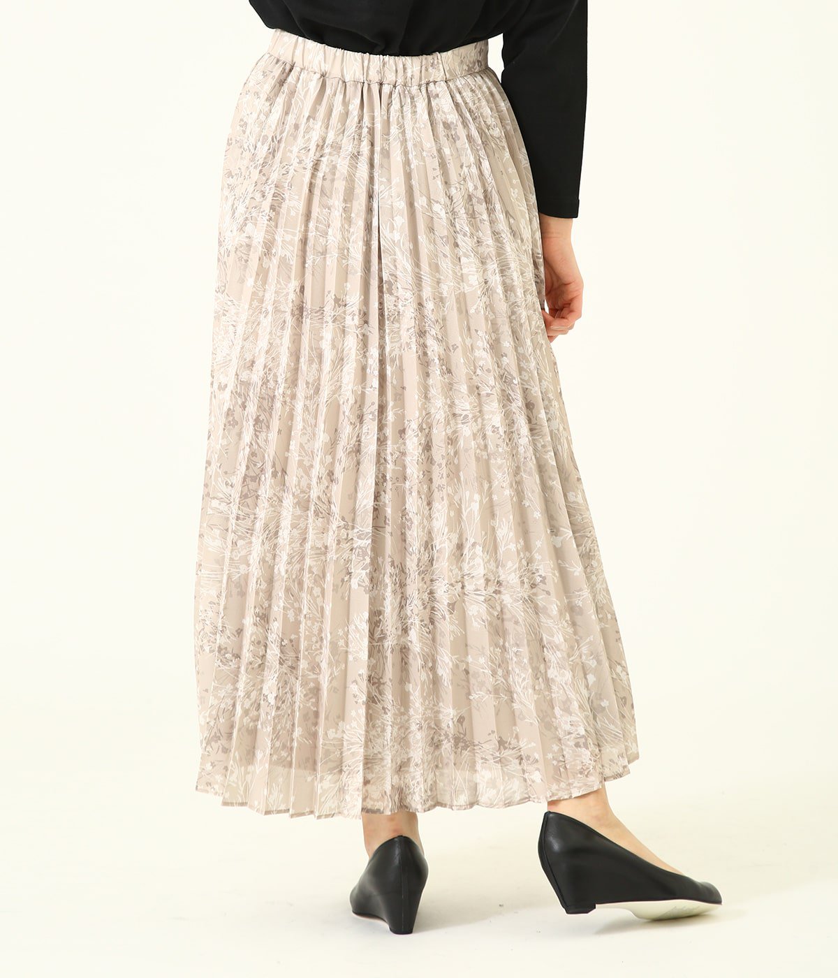 CLANE(クラネ) CLANE FLOWING FLOWER SKIRT-connectedremag.com