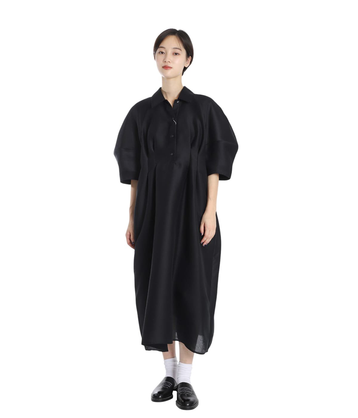 ワンピース clane FORM SLEEVE ONEPIECE size2 CLANE - フォームスリーブワンピース - FORM SLEEVE ONEPIECE