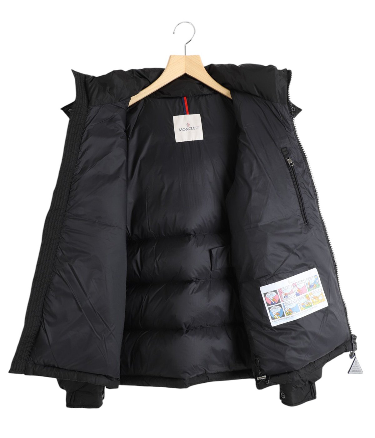 2 ブラックナイロン ジャケット MAYA MONCLER エバー MONCLER MONCLER モンクレール メンズ Maya ダウン 即日発送