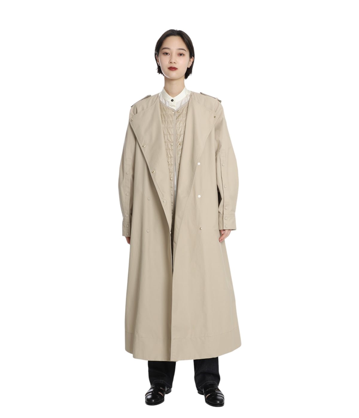model（166cm） 着用サイズ：1
