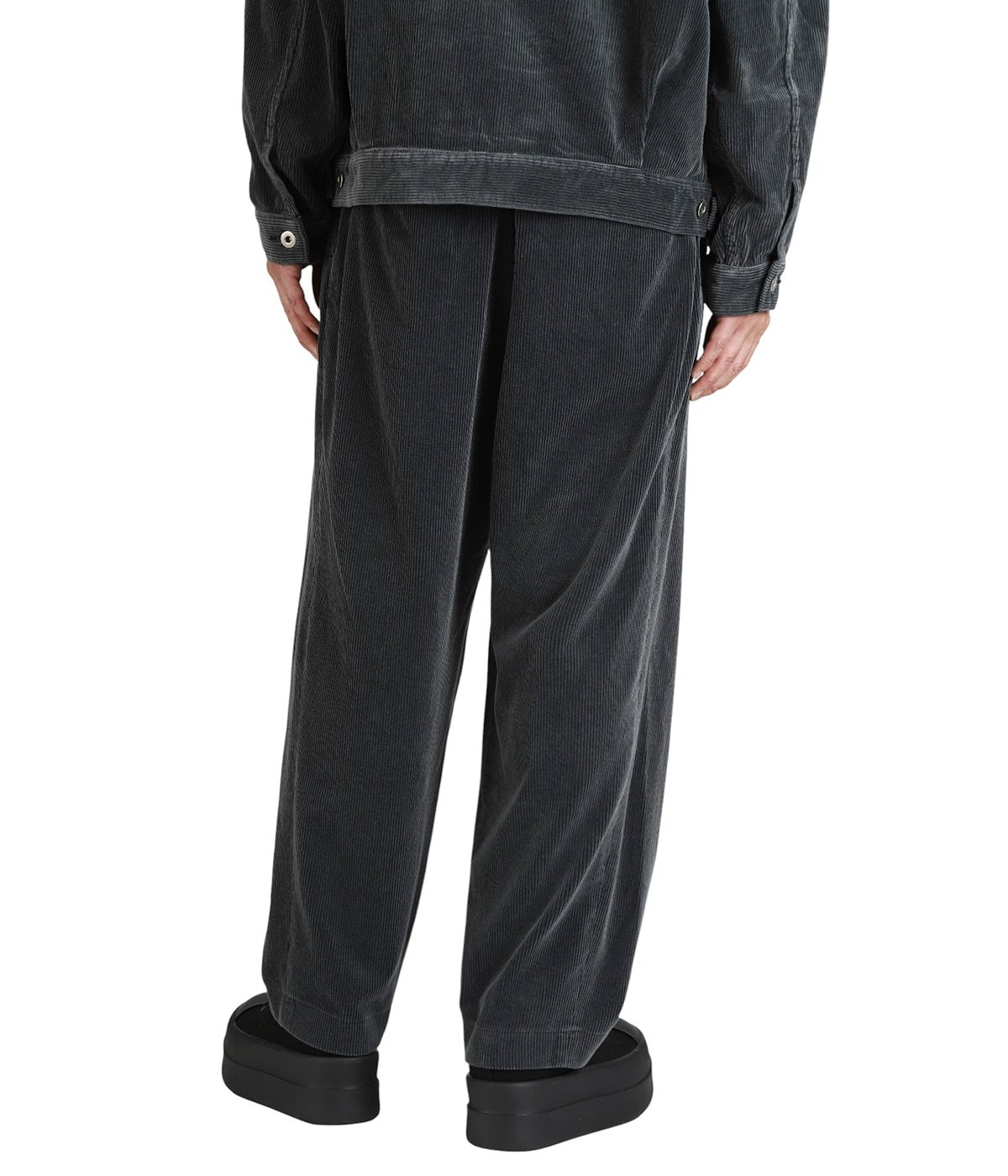 CORDUROY TUCK TROUSERS | is-ness(イズネス) / パンツ コーデュロイ