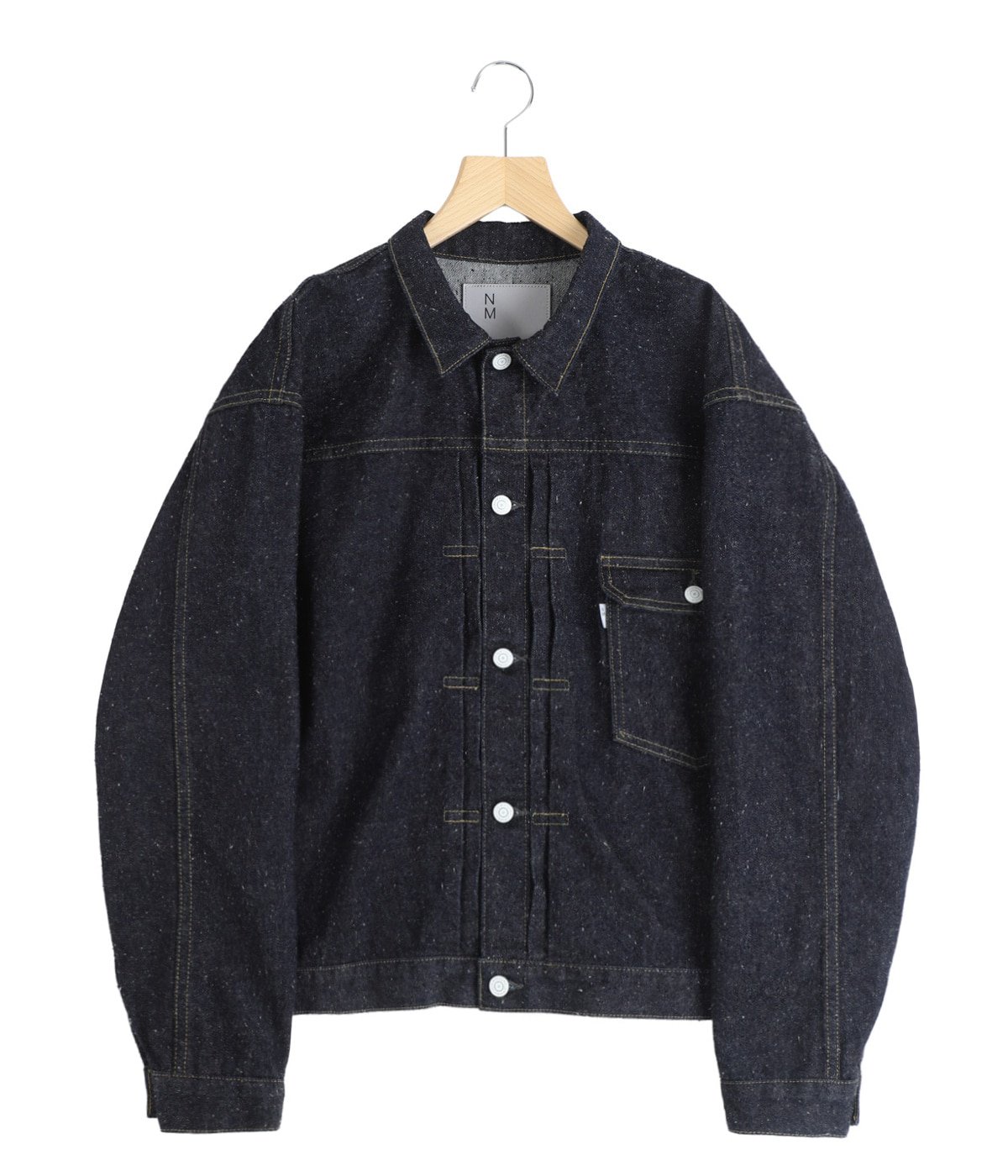 001 T-BACK DENIM JACKET ONE-WASHED | New Manual(ニューマニュアル