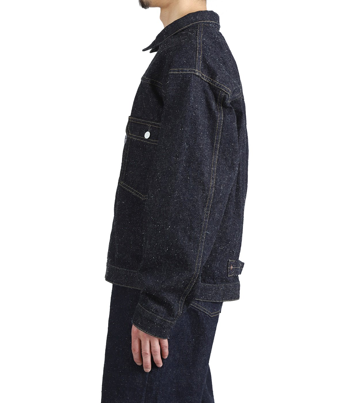 001 T-BACK DENIM JACKET ONE-WASHED | New Manual(ニューマニュアル