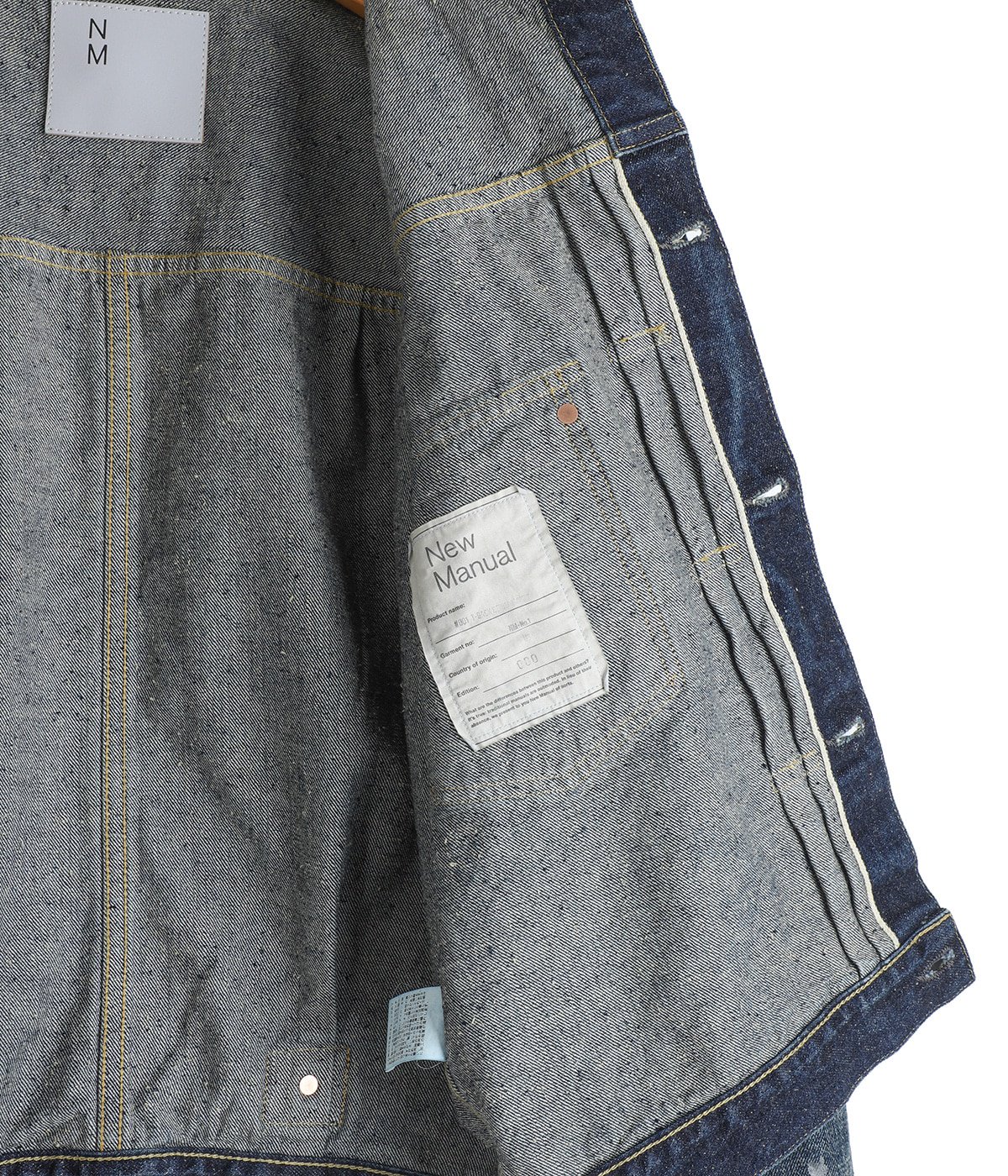 001 T-BACK DENIM JACKET | New Manual(ニューマニュアル) / アウター