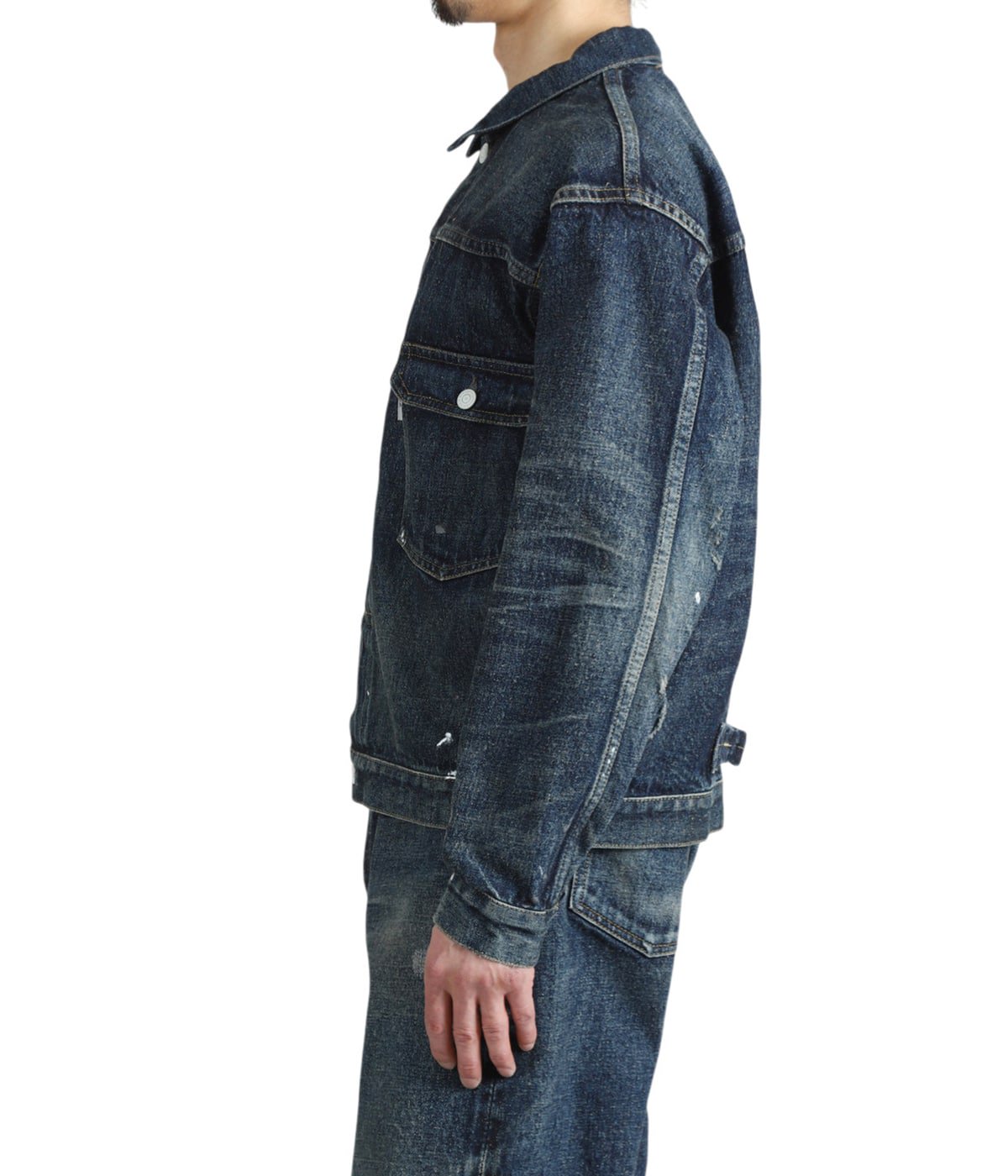 001 T-BACK DENIM JACKET | New Manual(ニューマニュアル) / アウター