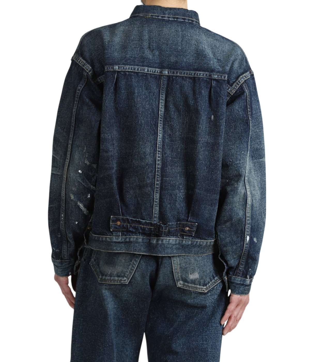 001 T-BACK DENIM JACKET | New Manual(ニューマニュアル) / アウター