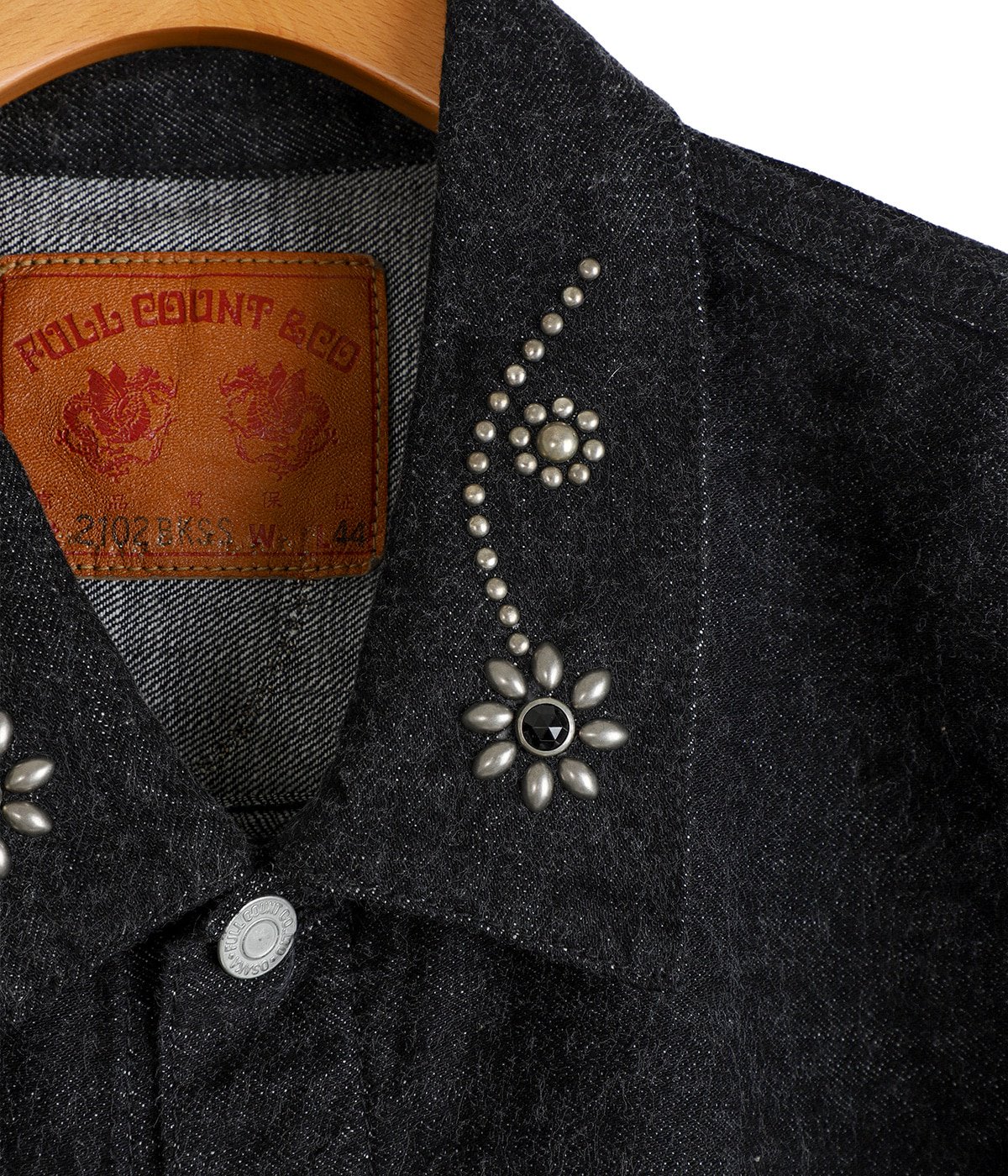 BACKBONE×HTCスタッズデザインデニムジャケット Type 2 On Studs by Zip Stevenson HTC | FULL COUNT(フルカウント