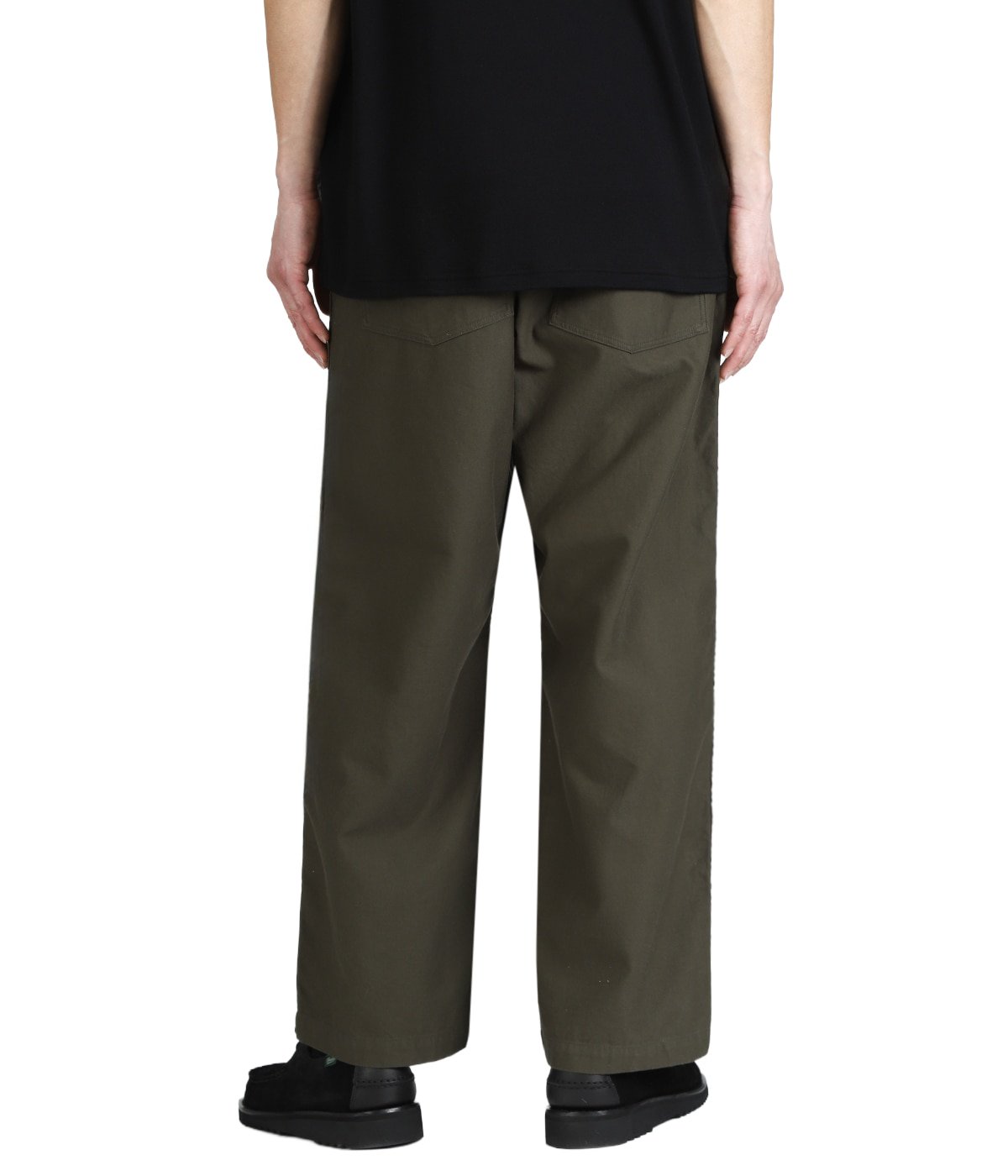 YAECA LIKE WEAR／ヤエカライクウェア　ベイカーパンツ　ブラック YAECA (ヤエカ) LIKE WEAR BAKER PANTS / ベイカーパンツ