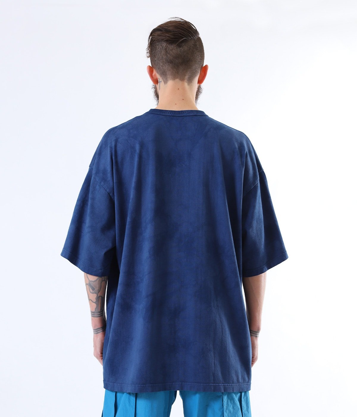 SUVIN COTTON OVER SIZE TEE TIE-DYED