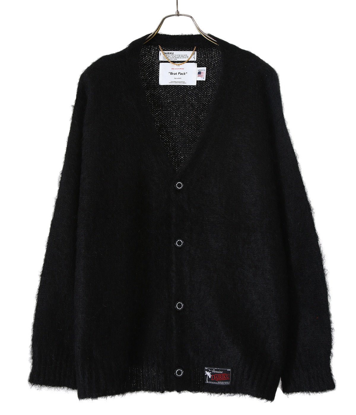 dairiku 21aw Molly Mohair Knit Cardiganトップス - カーディガン