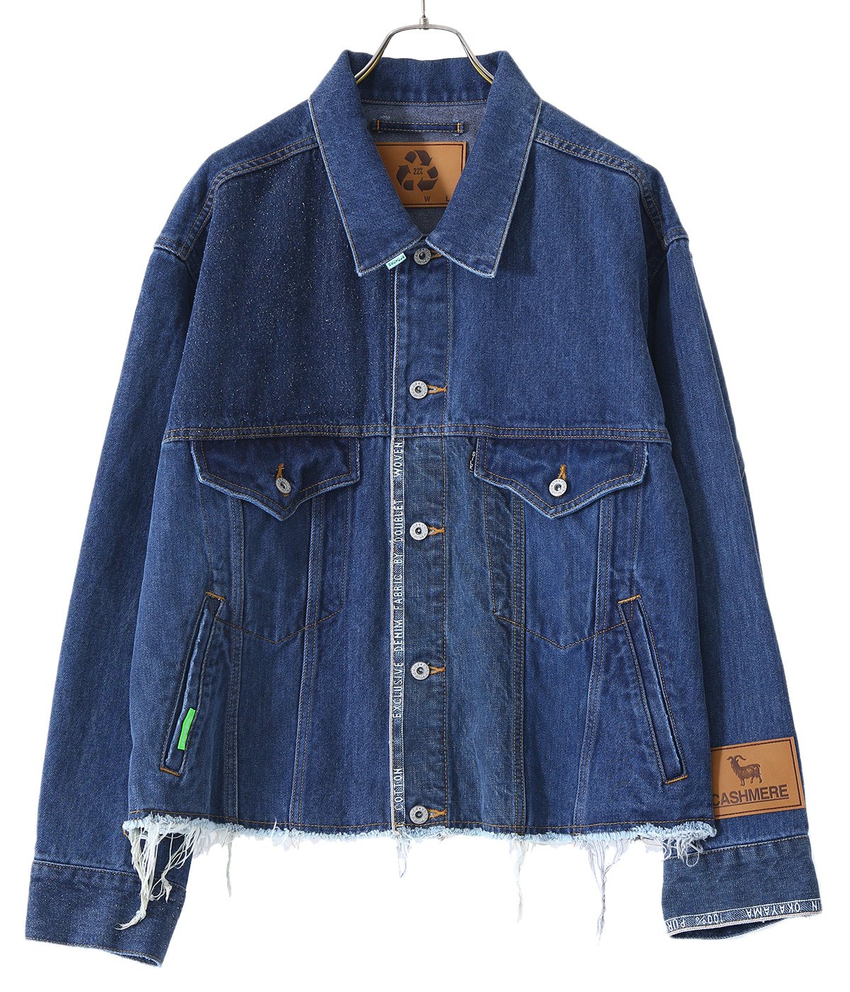 Doublet 24ss denim patch jacket-