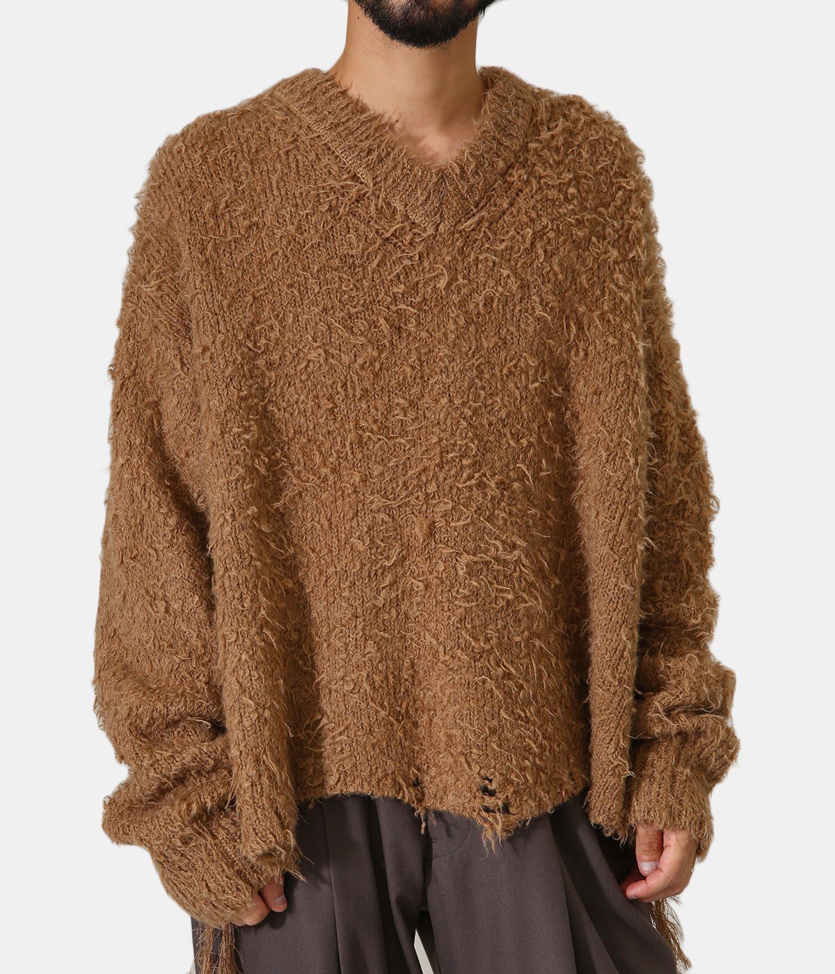 ANIMAL FUR CUT OFF PULLOVER | doublet(ダブレット) / トップス 